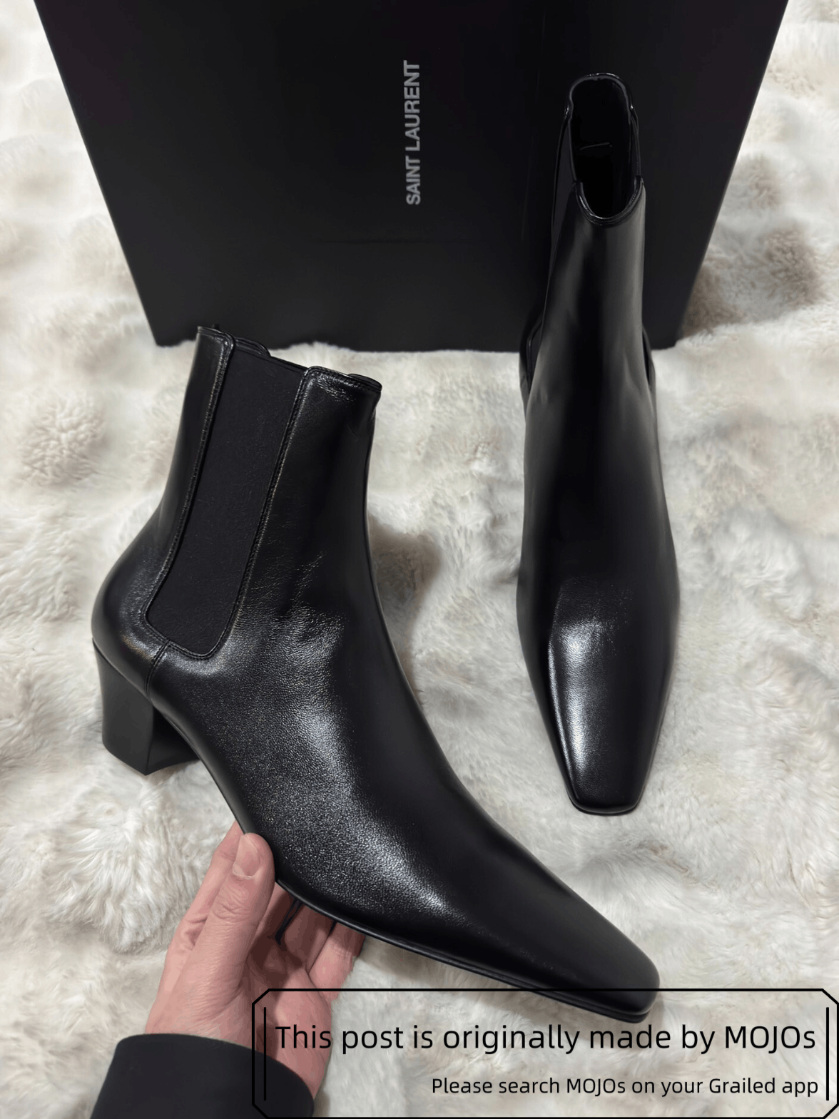 Saint Laurent Paris Sz 43 Saint Laurent Paris Rainer 55 Boots mojos0031 Size US 10 / EU 43 - 2 Thumbnail