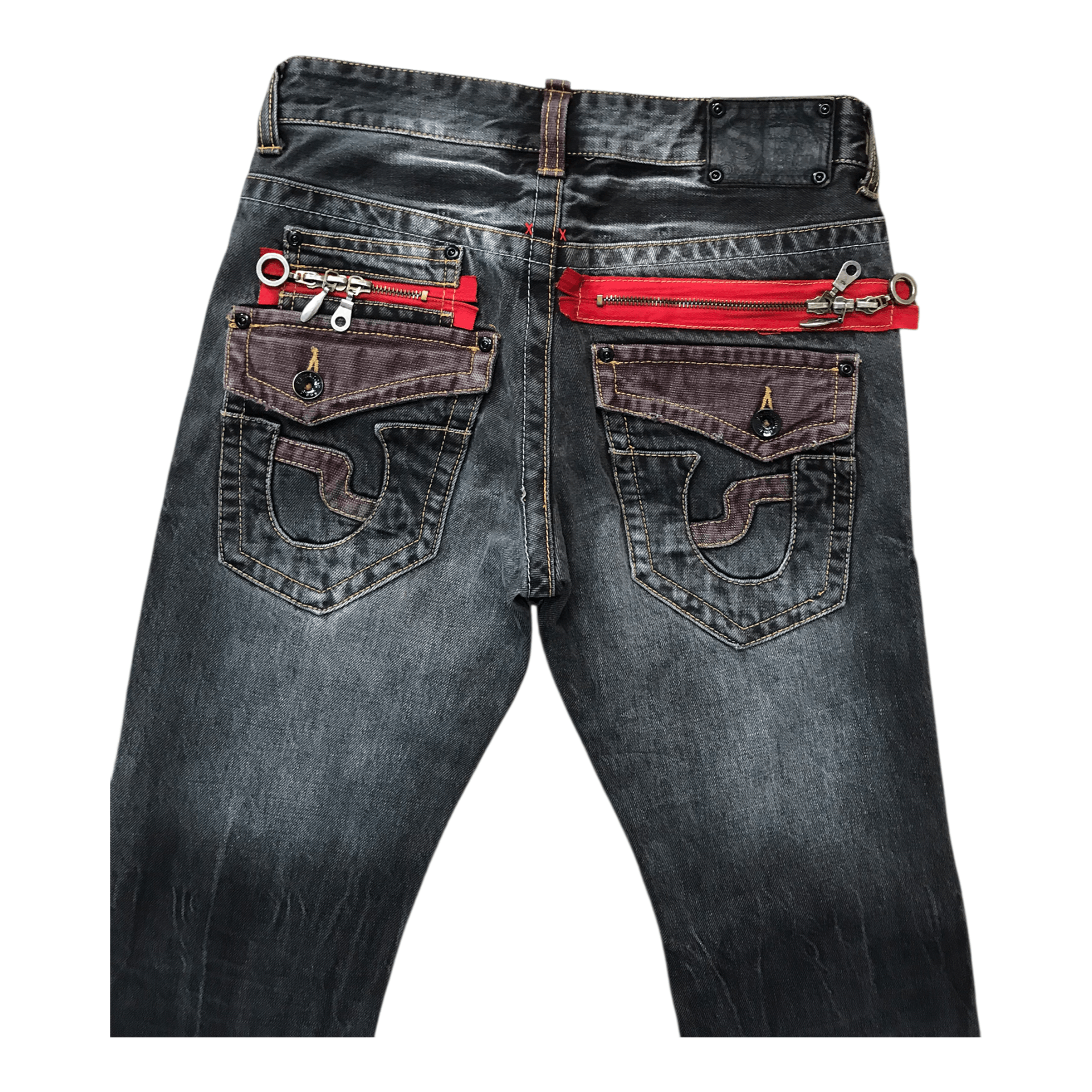 If Six Was Nine Semantic Design Flare Black Pant Size US 28 / EU 44 - 4 Thumbnail