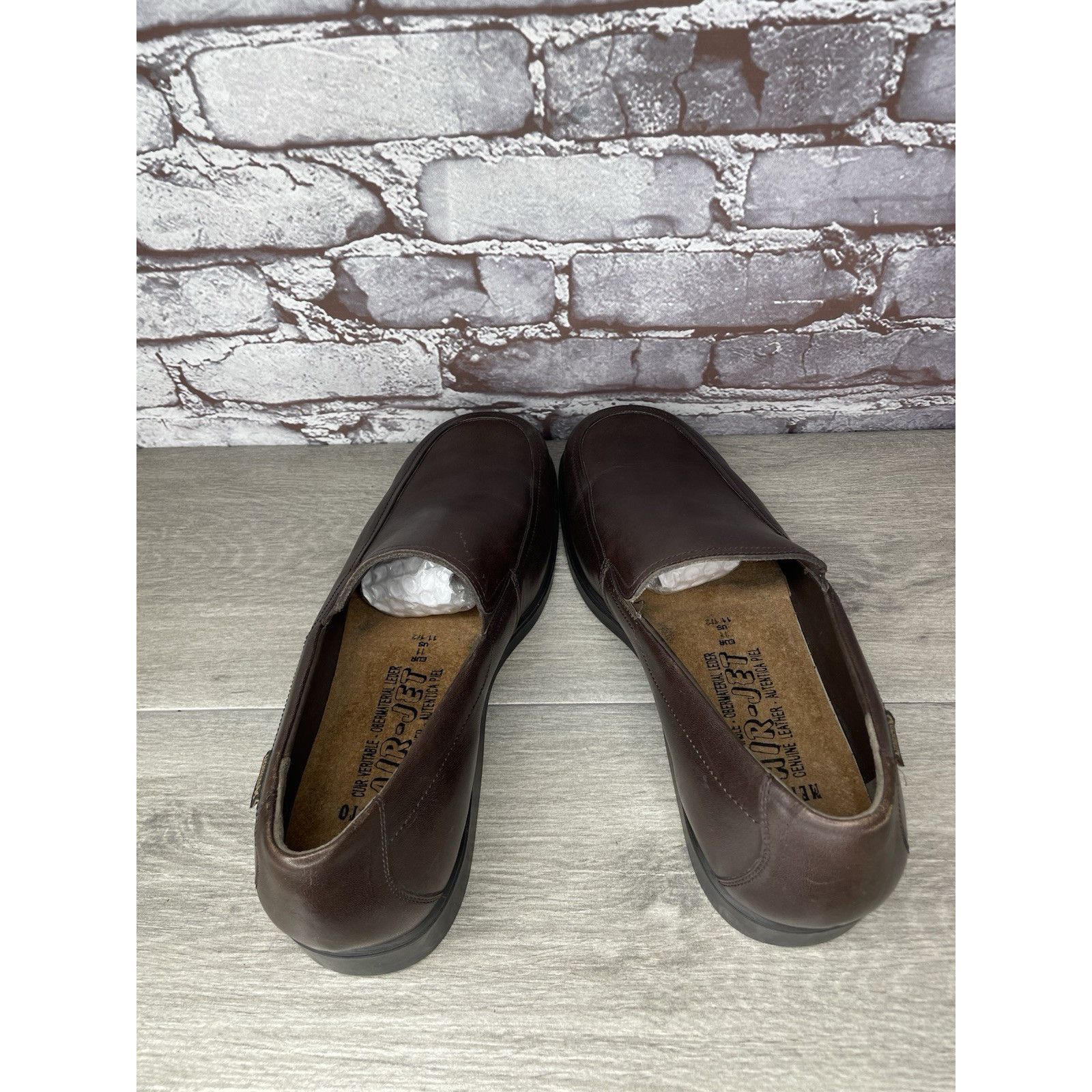 Mephisto Mephisto Brown Leather Loafers Air Jet Insoles Slip On Shoes Size US 11.5 / EU 44-45 - 5 Thumbnail