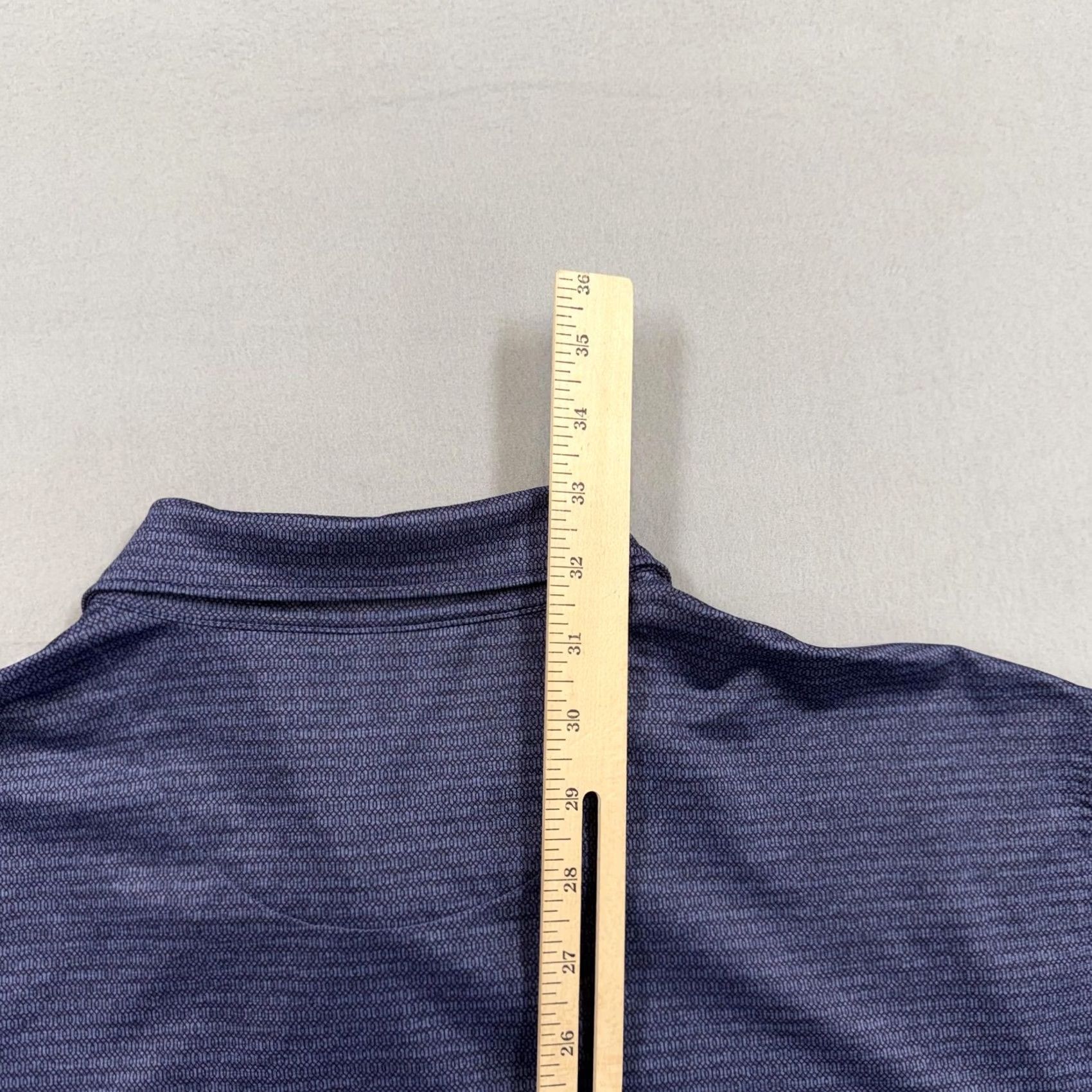Peter Millar Peter Millar Polo Shirt Mens Large Blue Geometric Logo Summer Comfort Golf Size US L / EU 52-54 / 3 - 7 Thumbnail