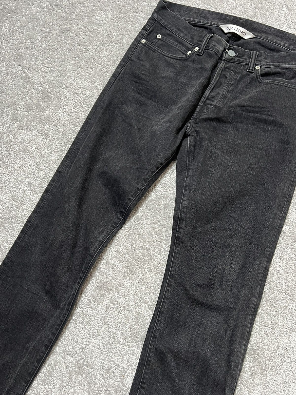 Our Legacy Our Legacy Slim Fit Zero Cut Broken Twill Denim Size 32/34 Size US 32 / EU 48 - 5 Thumbnail