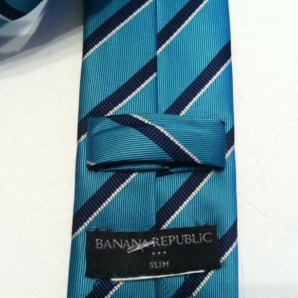 Banana Republic BANANA REPUBLIC MEN'S NEW 100%SILK TIE WIDTH: 2 1/4" Size ONE SIZE - 3 Thumbnail