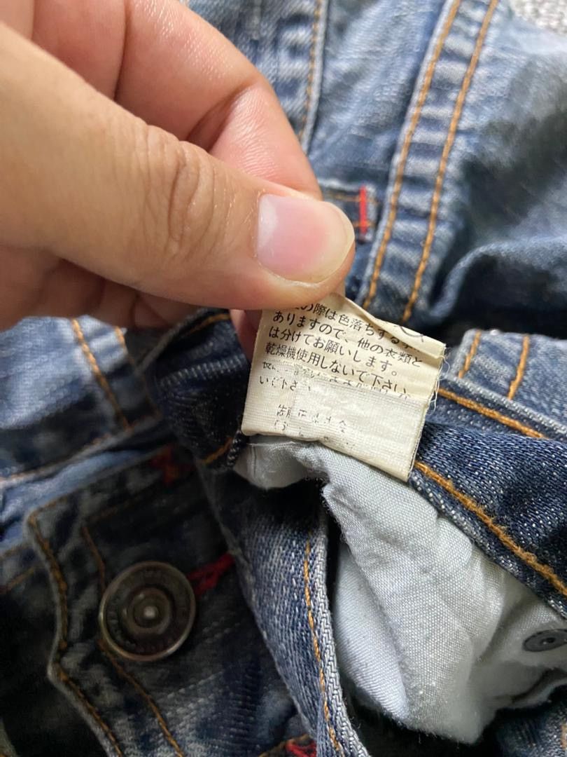 Japanese Brand ANTFUI World Brand Distressed Jeans (186) Size US 32 / EU 48 - 4 Thumbnail