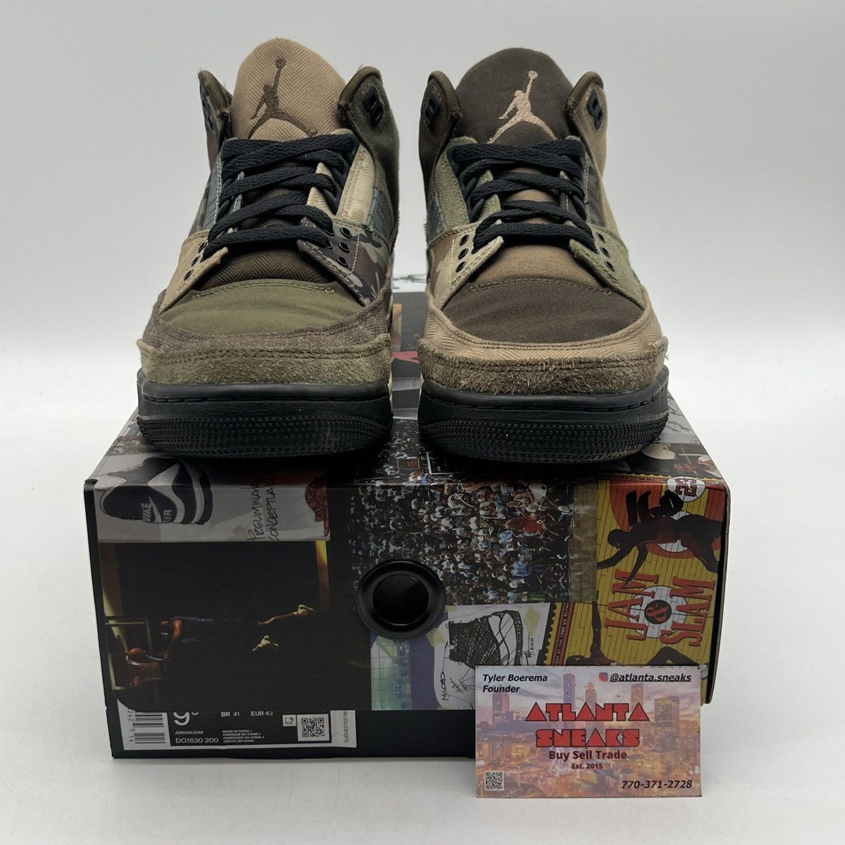 Jordan Brand Air Jordan 3 Patchwork Size US 9.5 / EU 42-43 - 2 Thumbnail