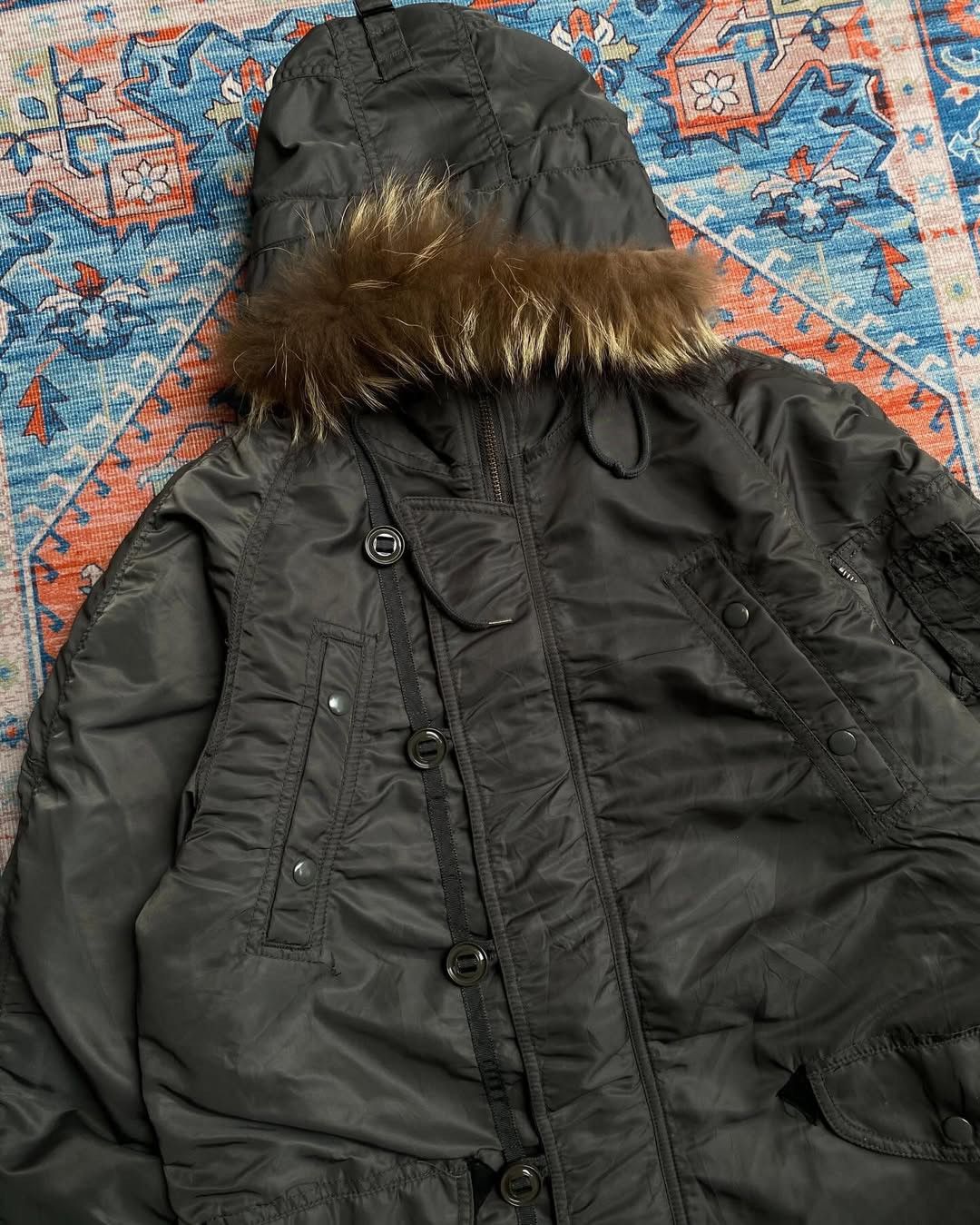 14th Addiction 2000s Back Number - Military N2B Fur Jacket Vkei Lgb goa Size US M / EU 48-50 / 2 - 3 Thumbnail