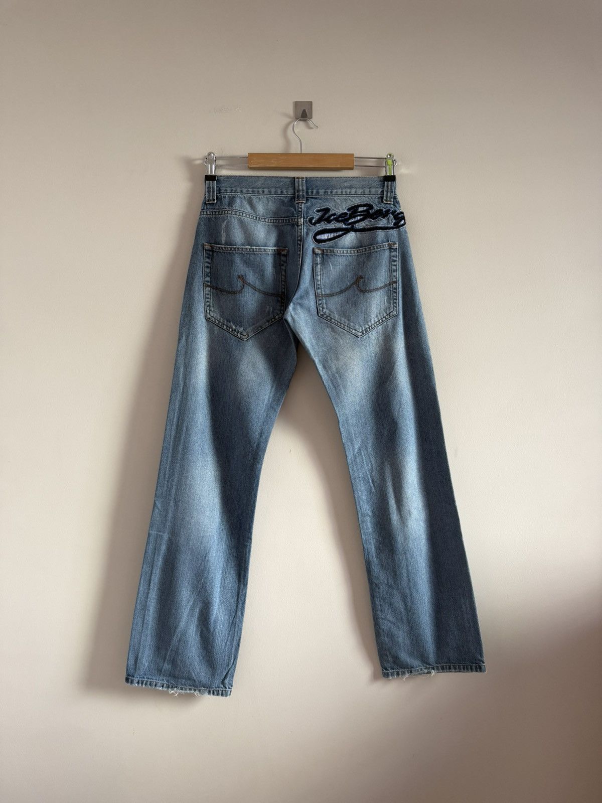 Iceberg Iceberg Ice B Jeans Script Logo Y2K Denim Size US 30 / EU 46 - 1 Thumbnail