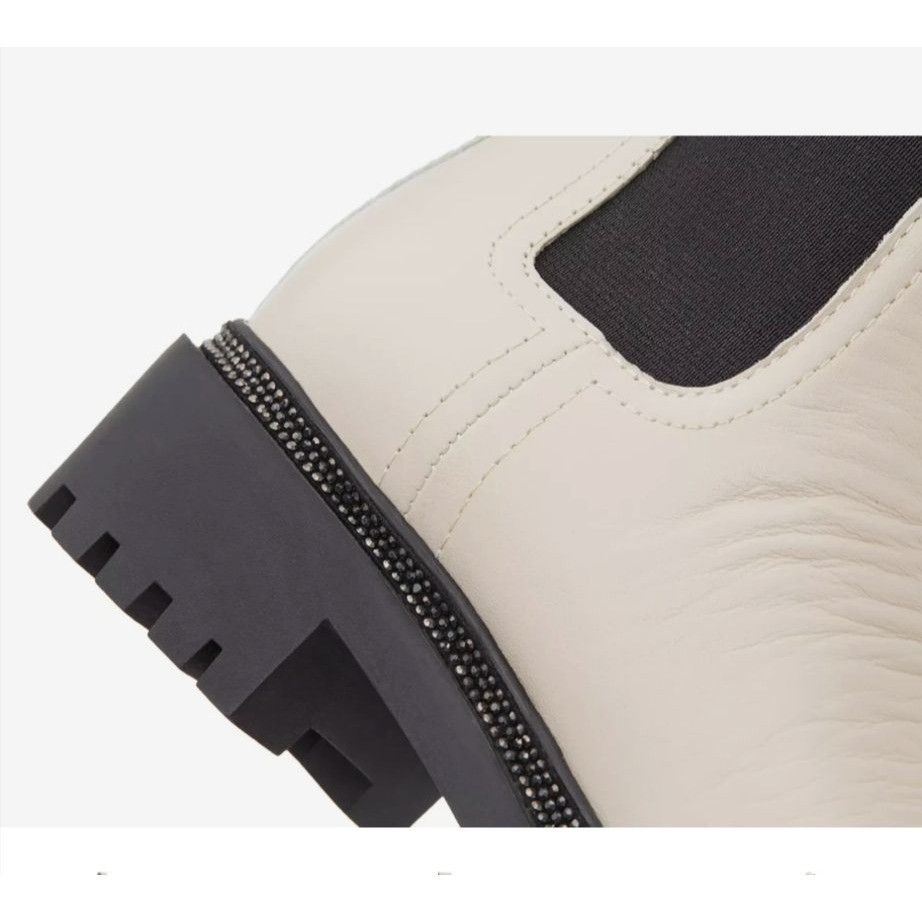 Steve Madden DKNY / Rick / Vanilla Bone & Black / Ankle Boots / Memory f Size US 11 / IT 41 - 8 Thumbnail