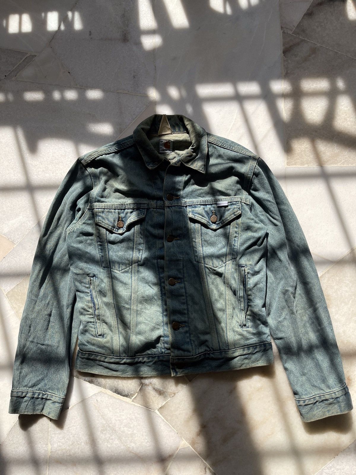 Carhartt × Vintage 1889-1989 100year Carhartt Denim Jacket Size US S / EU 44-46 / 1 - 11 Thumbnail