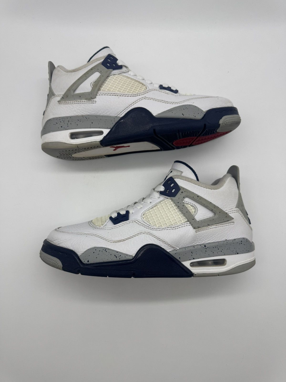Jordan Brand × Nike Nike Air Jordan 4 Retro Midnight Navy Youth Size 6.5 (6.5Y) Size US 6.5 / EU 39-40 - 2 Thumbnail