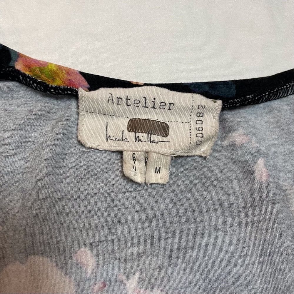 Nicole Miller Artelier Nicole Miller Vintage Floral Bell Sleeve Top Size Size M / US 6-8 / IT 42-44 - 7 Thumbnail