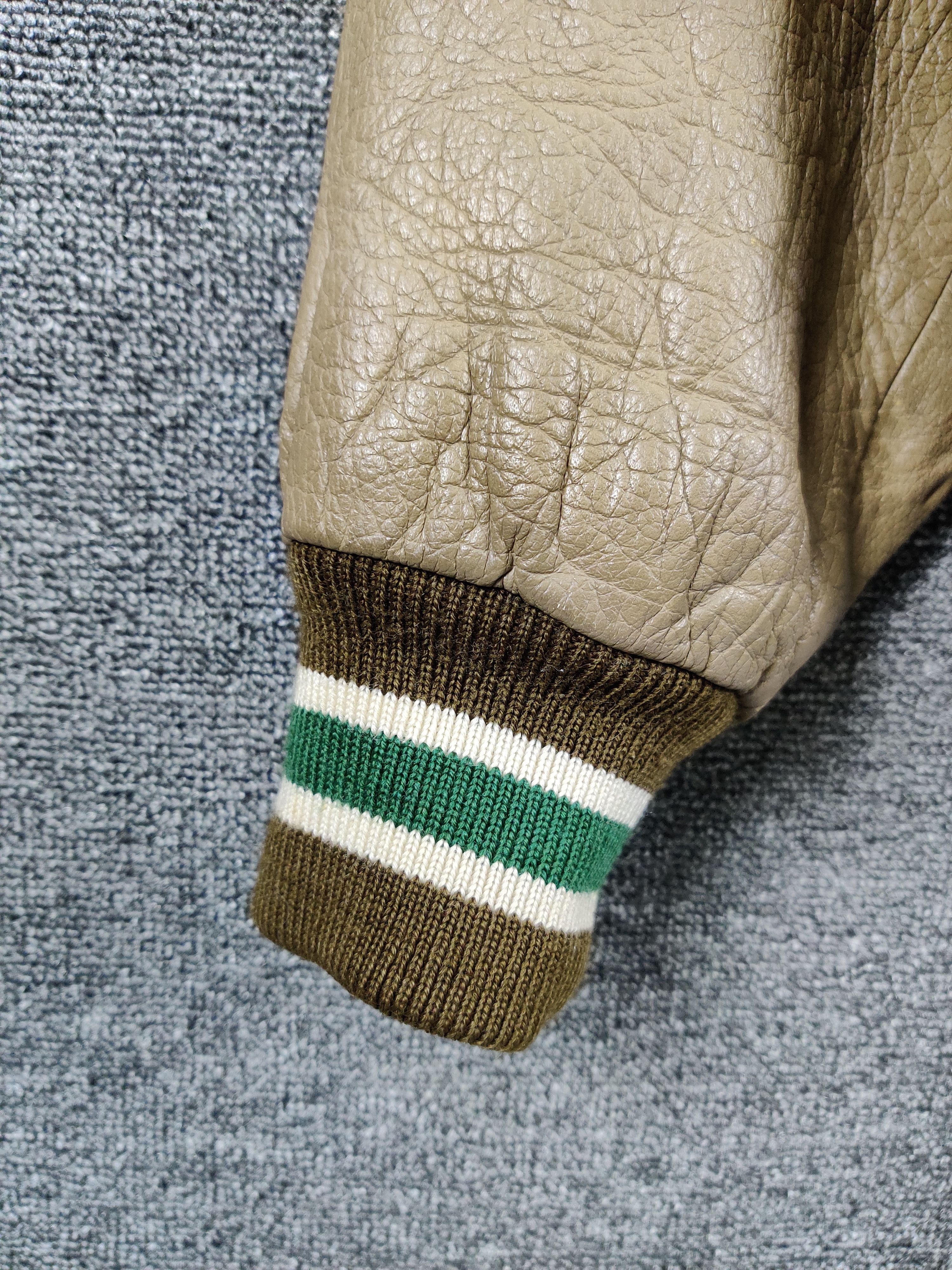 McGregor Vintage 90s McGregor Wool Varsity Leather Jacket Size US L / EU 52-54 / 3 - 7 Thumbnail