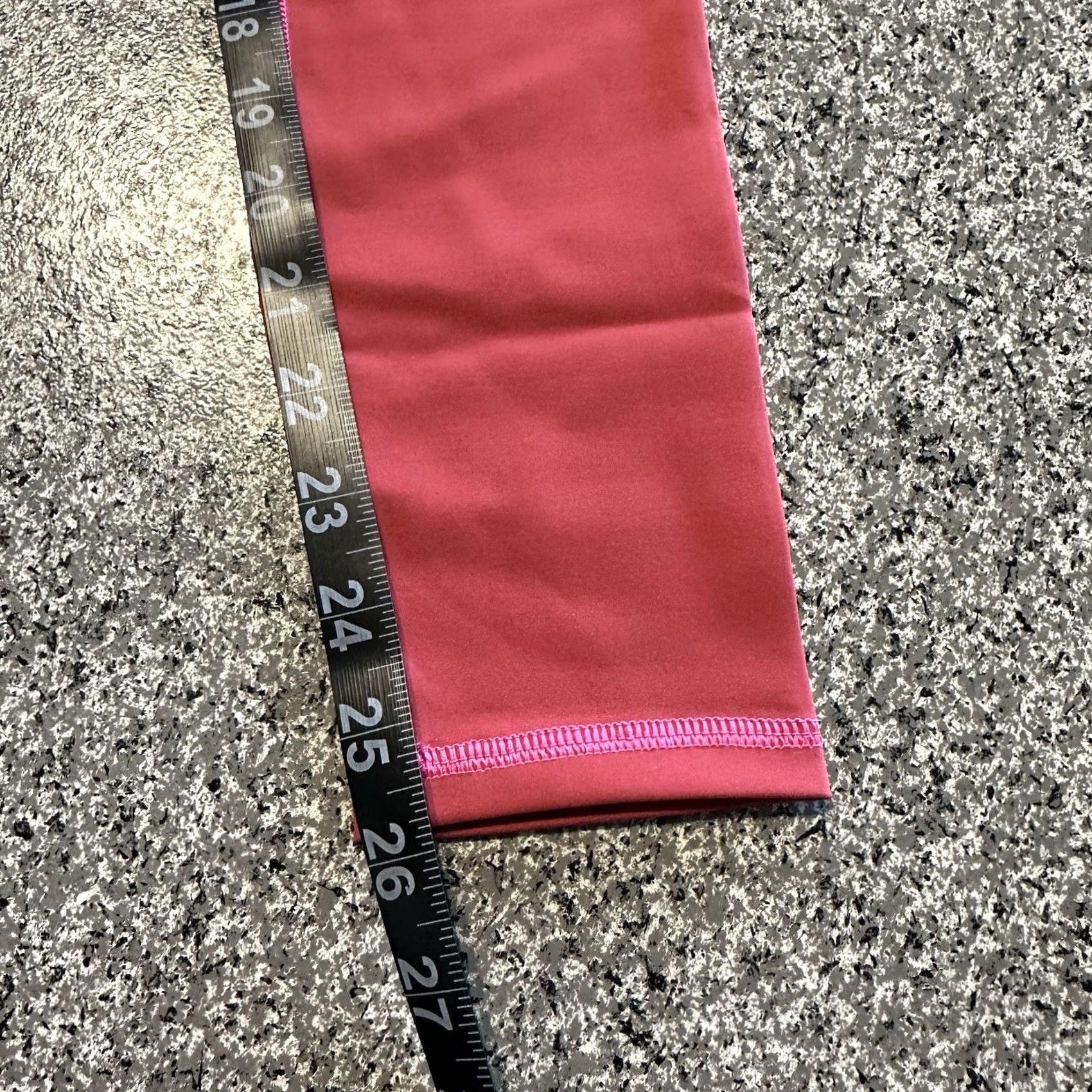 Vintage Stance Leggings Women's XS 26” Inseam 7/8 Happenings Ultra Soft Nylon Blend Red Size 26" / US 2 / IT 38 - 7 Thumbnail