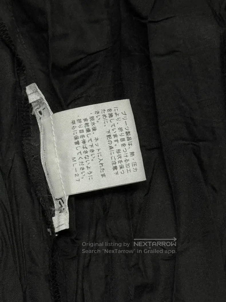 Issey Miyake Issey Miyake Black Ruched Pearl Long-Sleeve Shirt Size L / US 10 / IT 46 - 7 Thumbnail