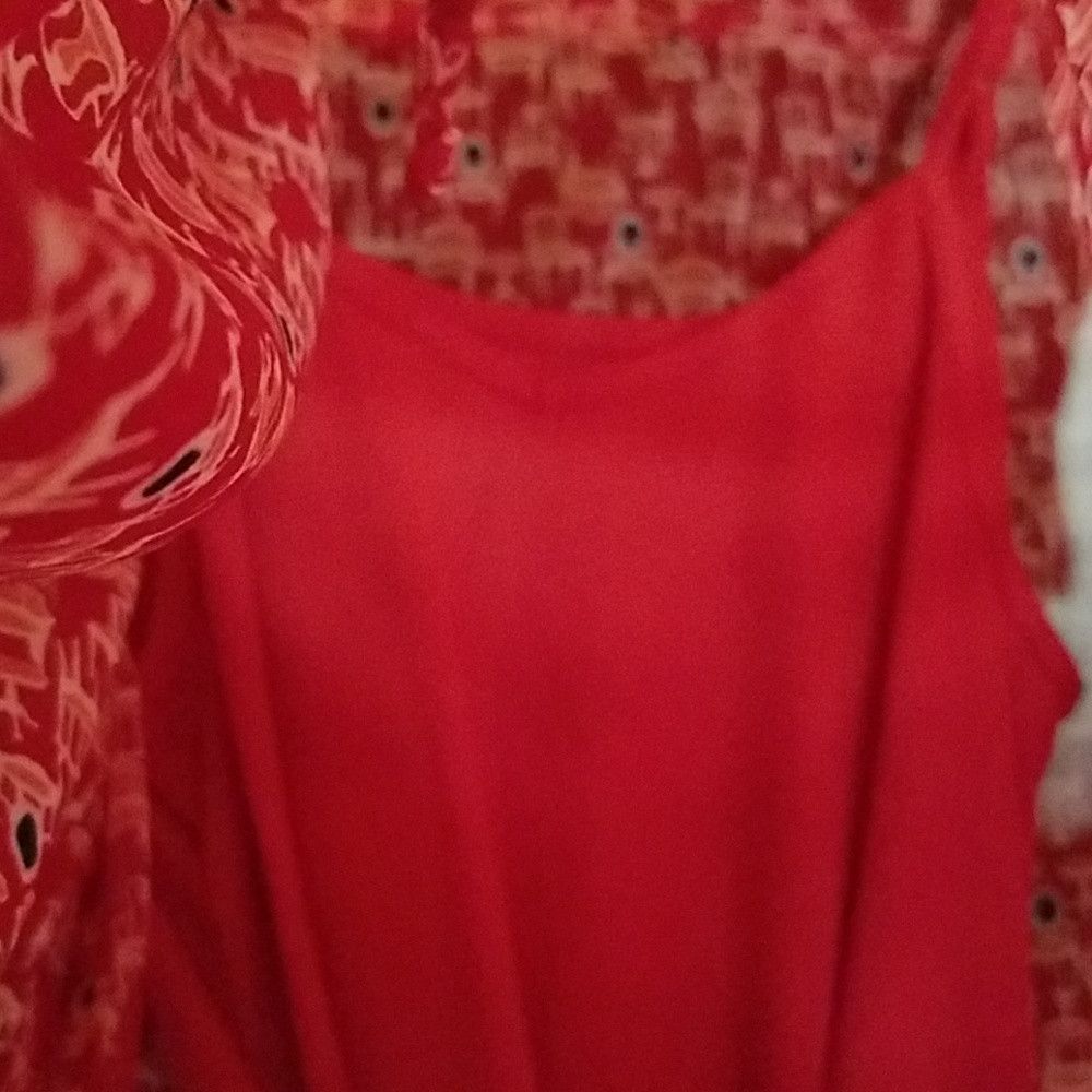 Other Love Fire Sleeveless 2 pc Red Chair Print & Belt Size M / US 6-8 / IT 42-44 - 5 Thumbnail