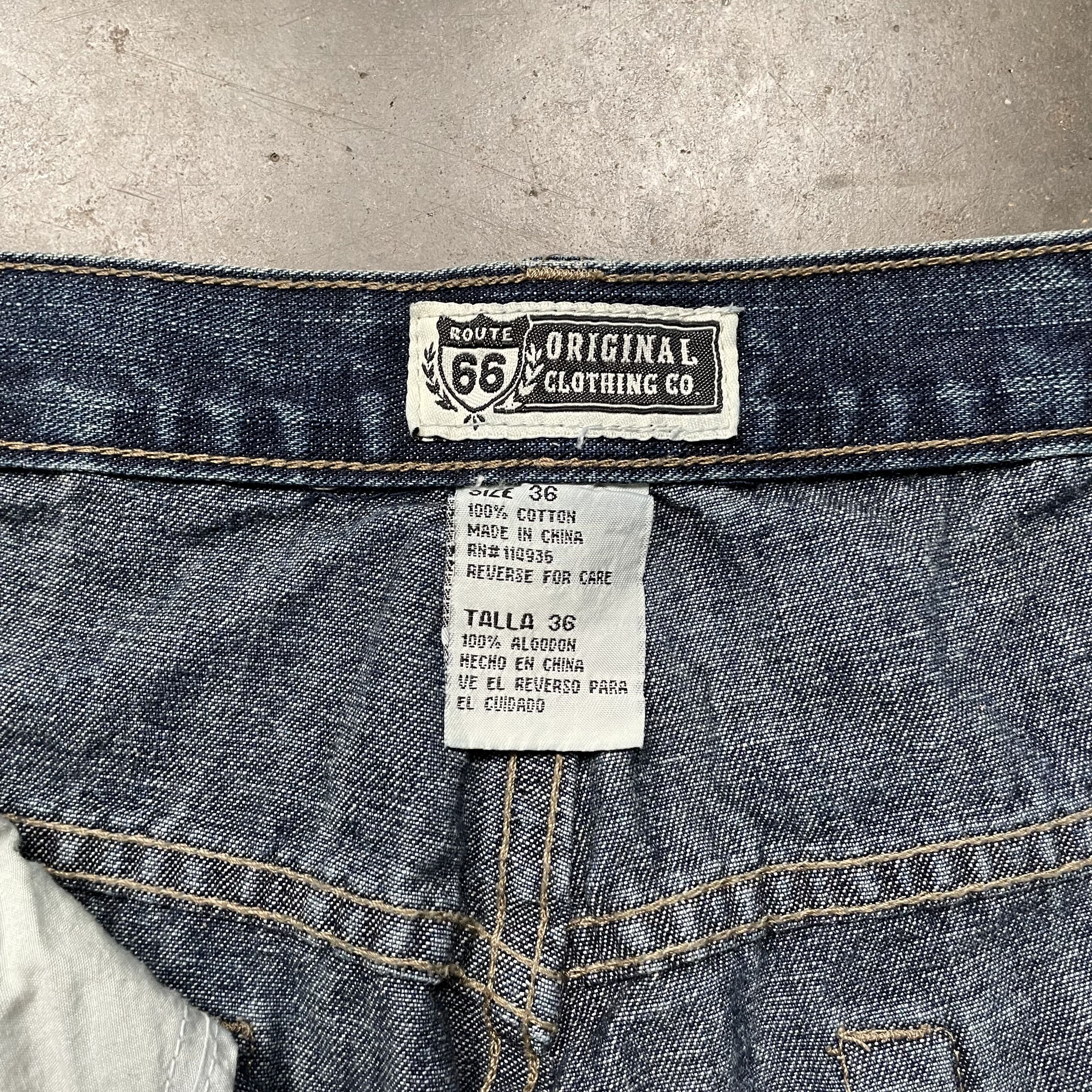 Southpole × Vintage Y2K Baggy Faded Jean Shorts 00s Skater Grunge 90s Size US 36 / EU 52 - 7 Thumbnail