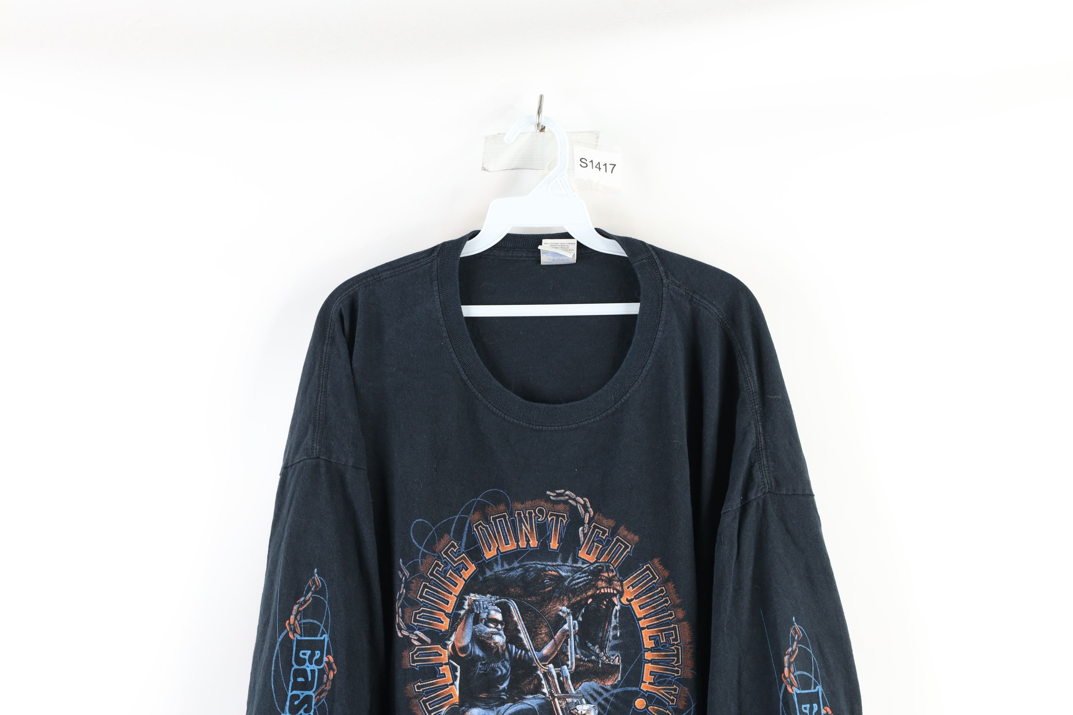 Vintage Vintage Easyriders Out Motorcycle Dog Long Sleeve T-Shirt Size US XXL / EU 58 / 5 - 2 Thumbnail