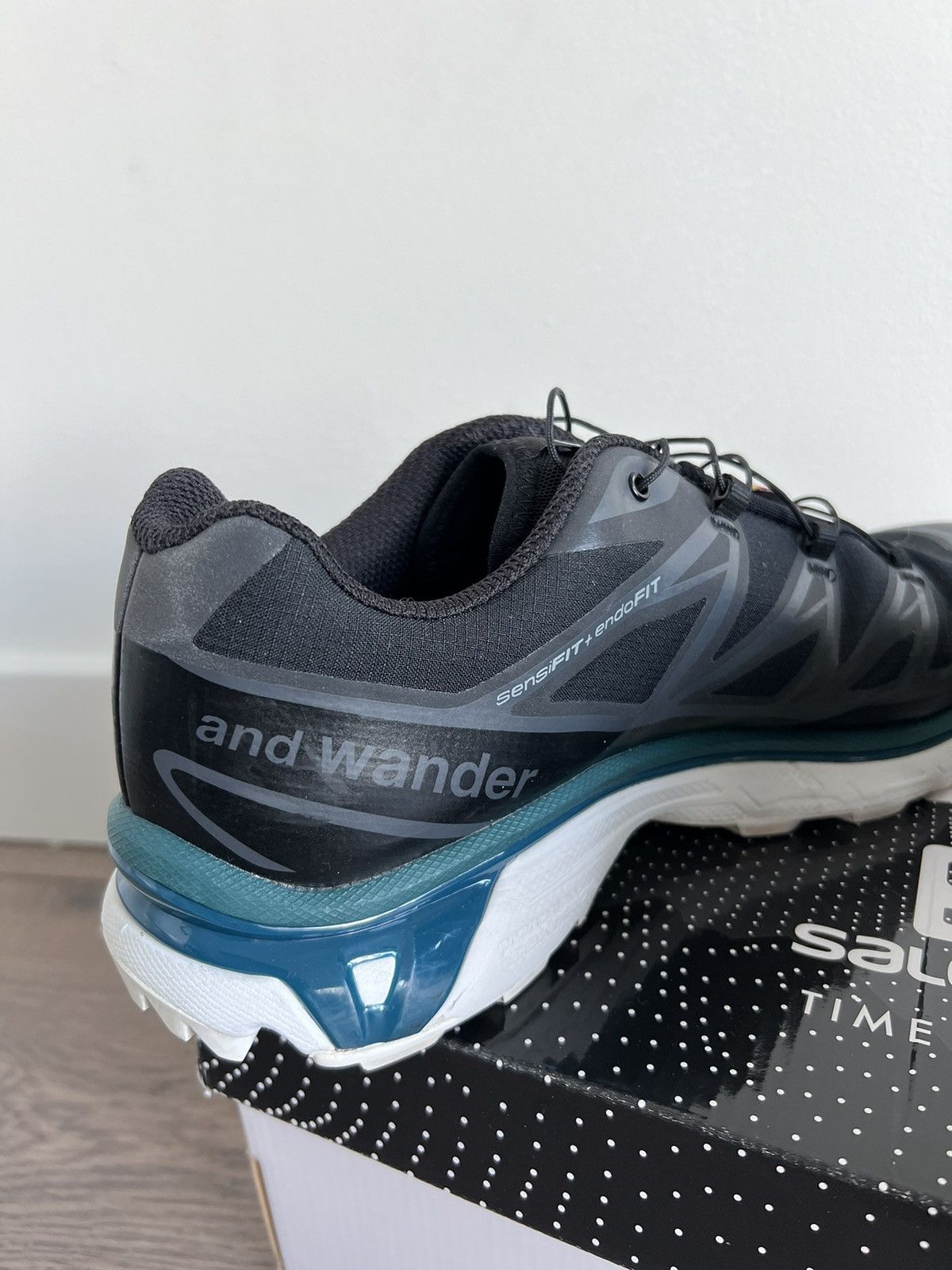 And Wander × Salomon And Wander x Salomon XT-6 Black Deep Teal 11 Size US 11 / EU 44 - 5 Thumbnail