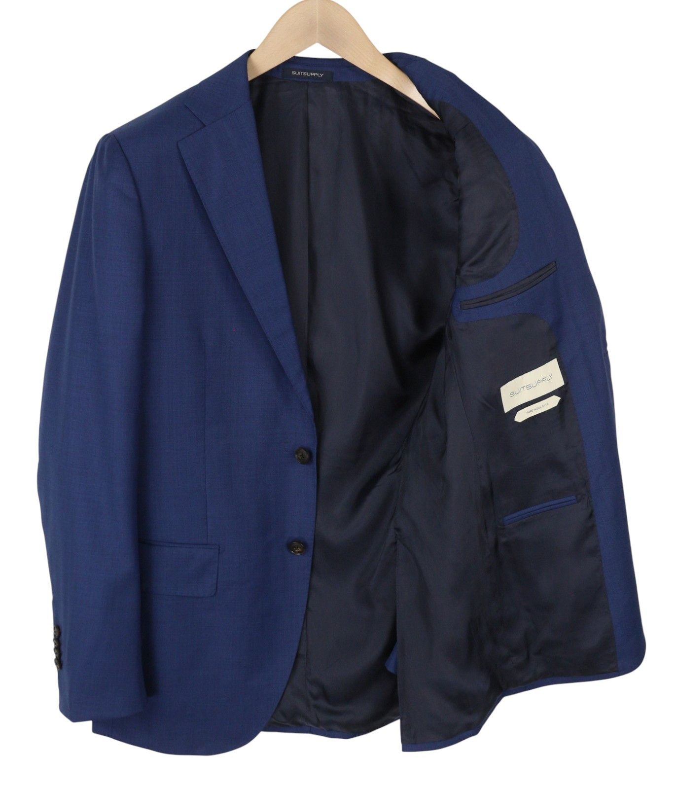 Suitsupply LAZIO UK36R Blue Wool Blazer 87262 Size 36R - 2 Thumbnail