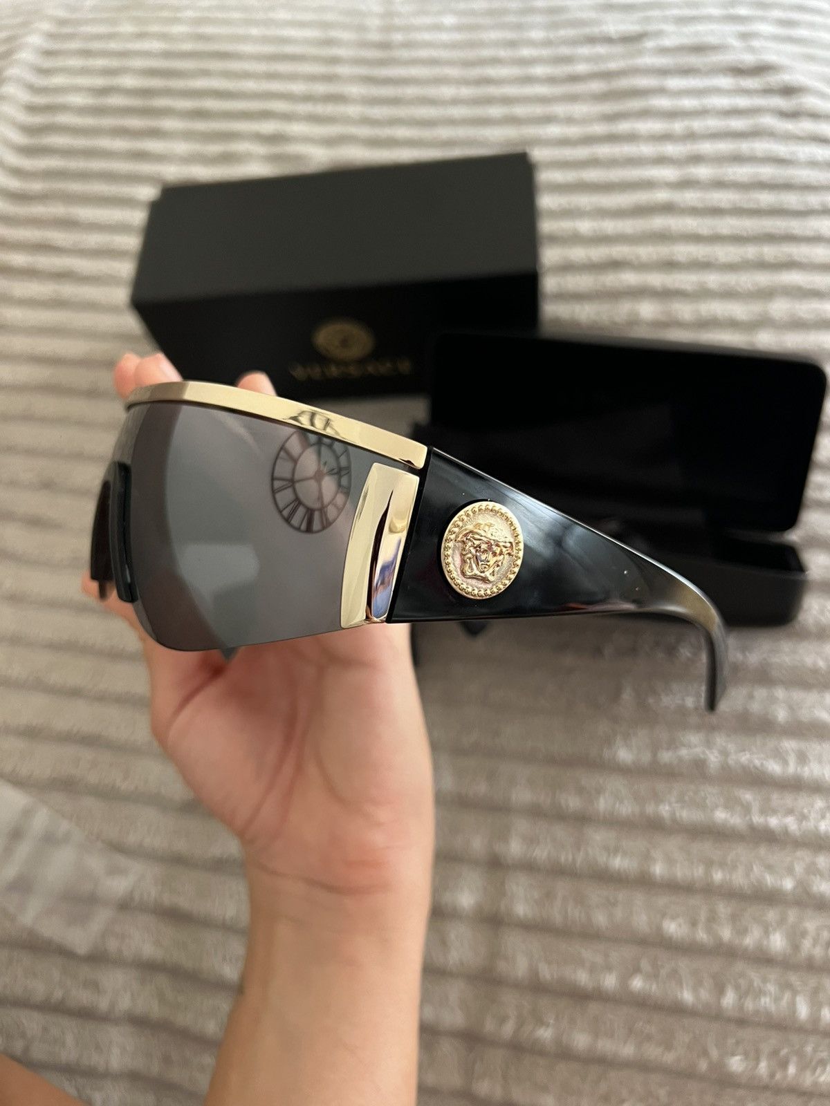 Versace Sunglasses VERSACE Metal 0VE2197 Size ONE SIZE - 6 Thumbnail