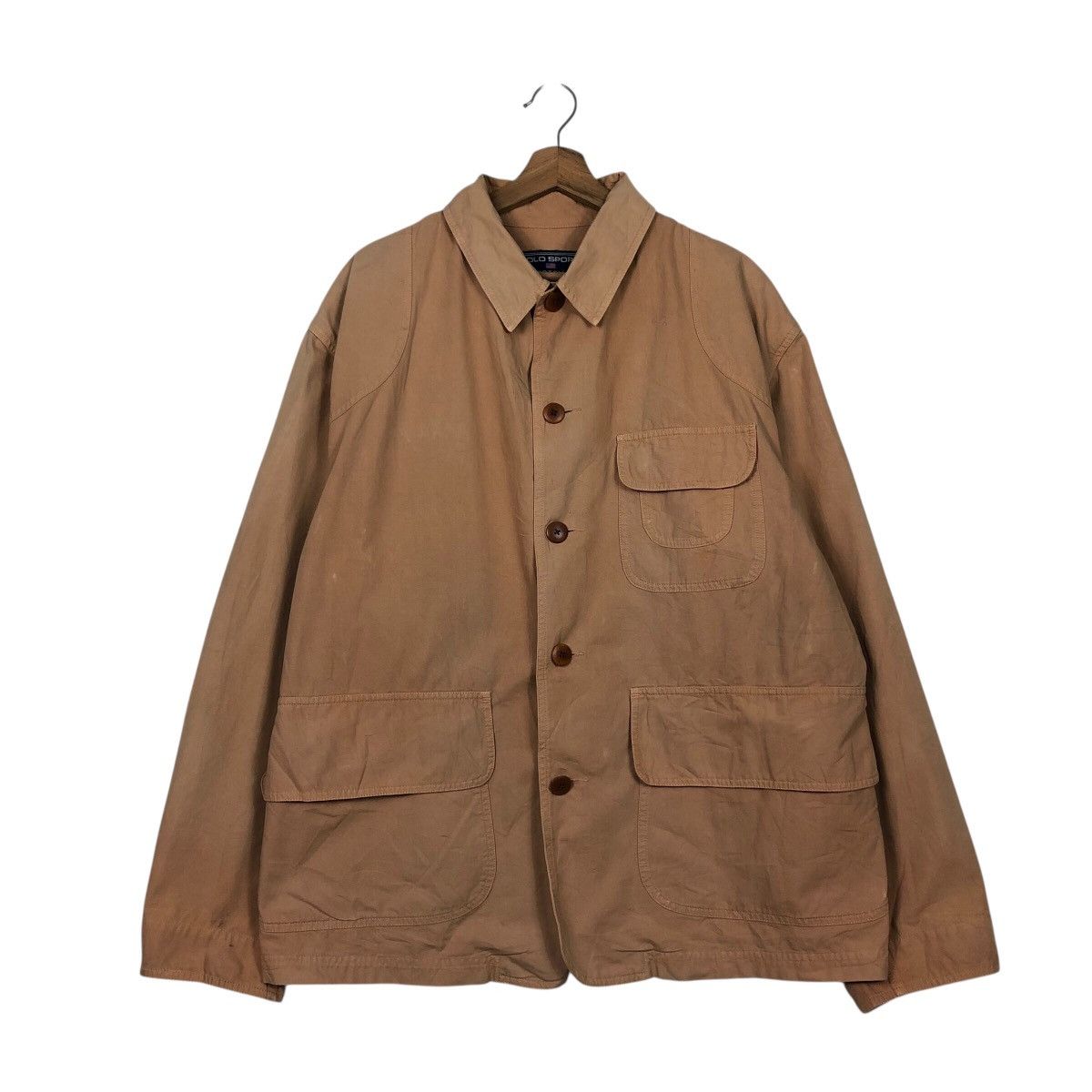 Japanese Brand 📌Polo Sport Sportsman Ralph Lauren Chore Jacket Duck Canvas Size US L / EU 52-54 / 3 - 2 Thumbnail