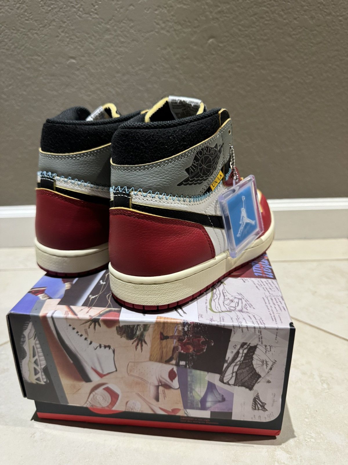 Jordan Brand × Union LA NEW* Union Jordan 1 Size 8 Men Chicago/Shadow Red Yellow Size US 8 / EU 41 - 6 Thumbnail