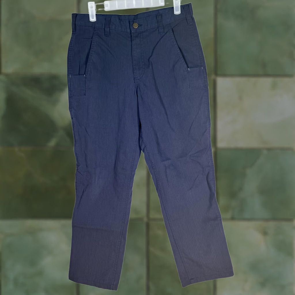 Carhartt Carhartt Pants Mens 29x28 Navy Relaxed Fit Ripstop Workwear Outdoor Utility Shirt? Size US 29 - 1 Thumbnail