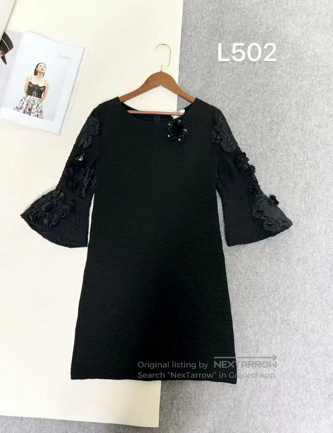 Fendi FENDI Black Embellished Dress. Size ONE SIZE - 1 Thumbnail