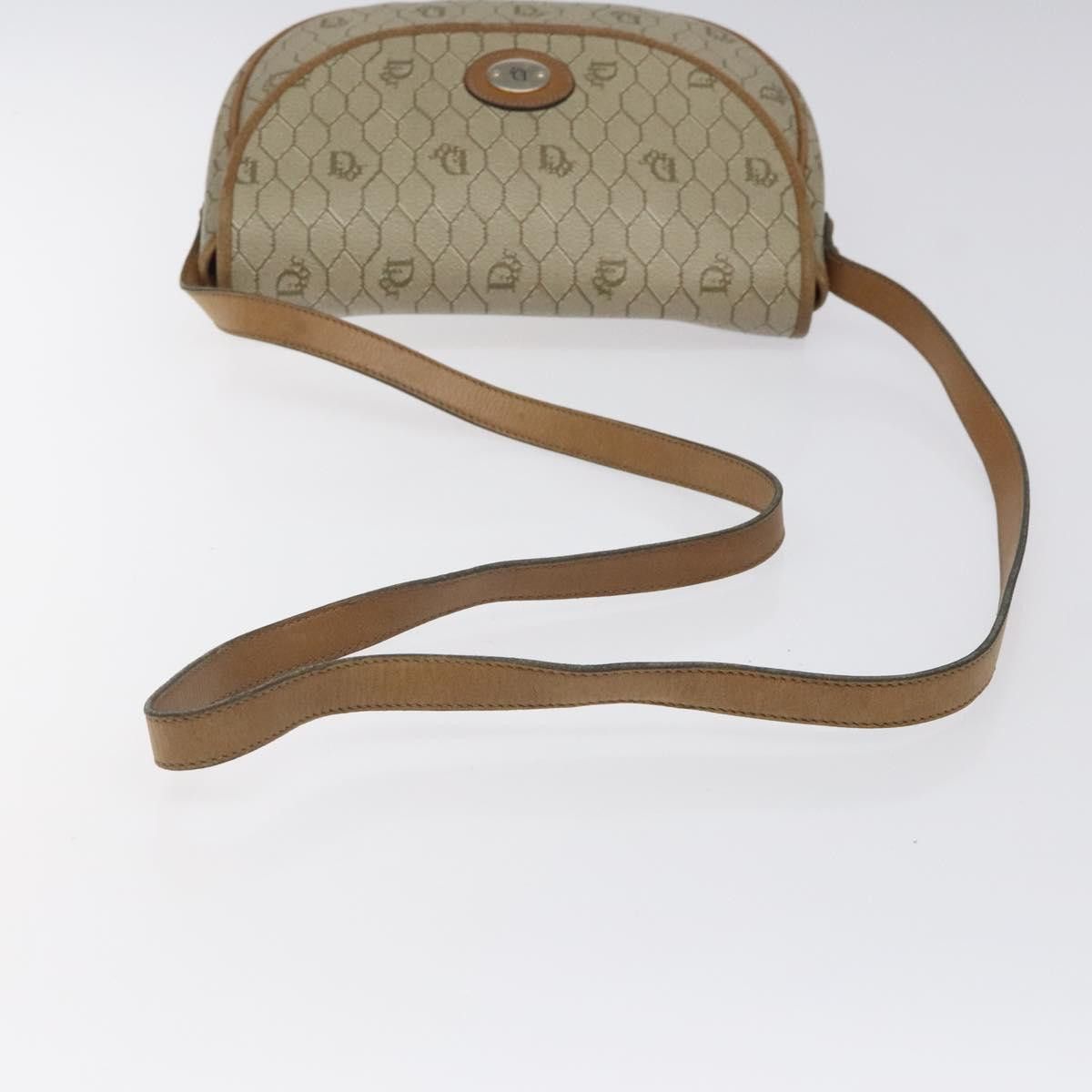 Dior DIOR Honeycomb Canvas Shoulder Bag Pvc Beige Gold Size ONE SIZE - 7 Thumbnail