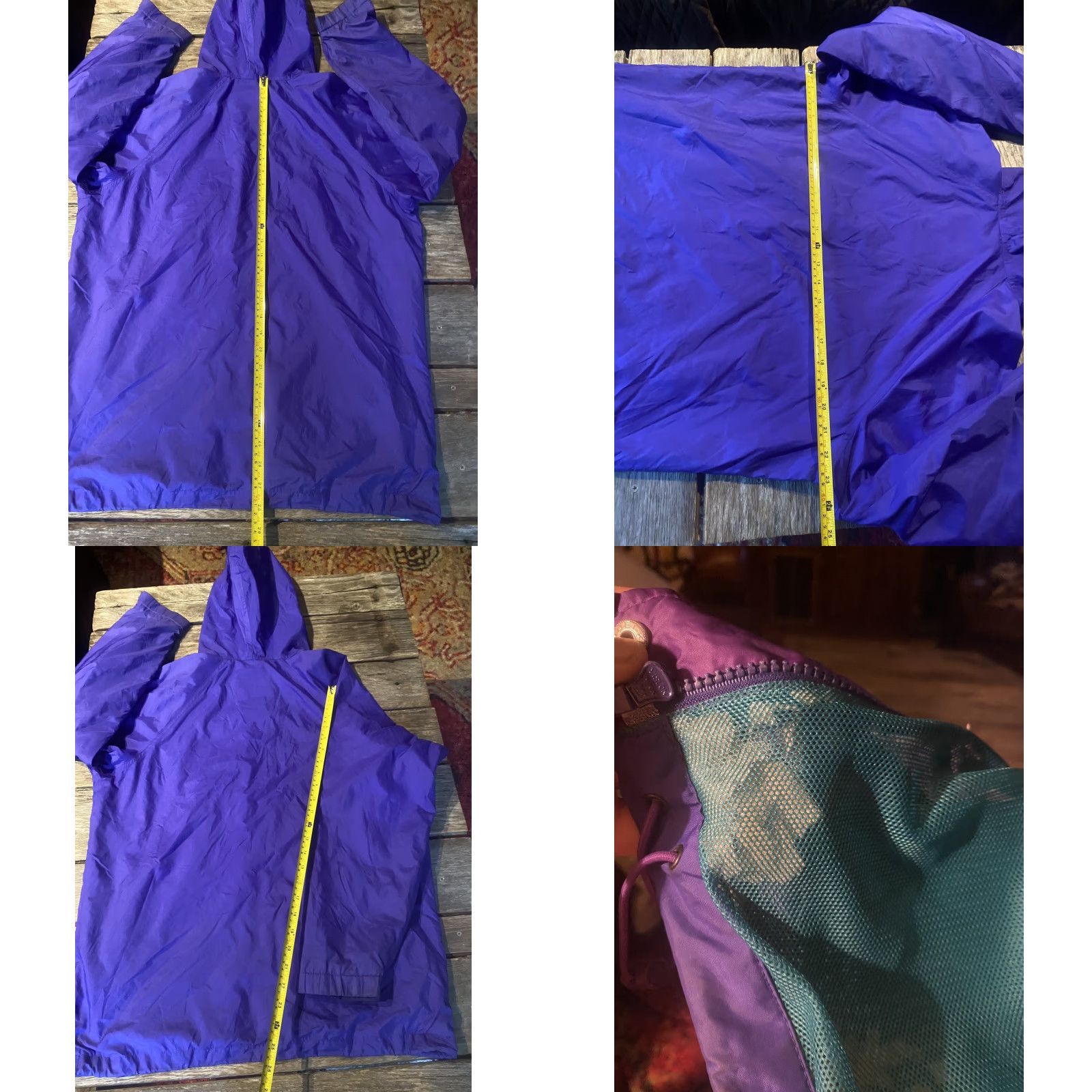 AQUA VINTAGE Columbia Omni-Tech Windbreaker Jacket Womens M Purple Nylon Ocean Aqua Purple Windbreaker Womens M Jacket Zip Mens? Size M / US 6-8 / IT 42-44 - 8 Thumbnail