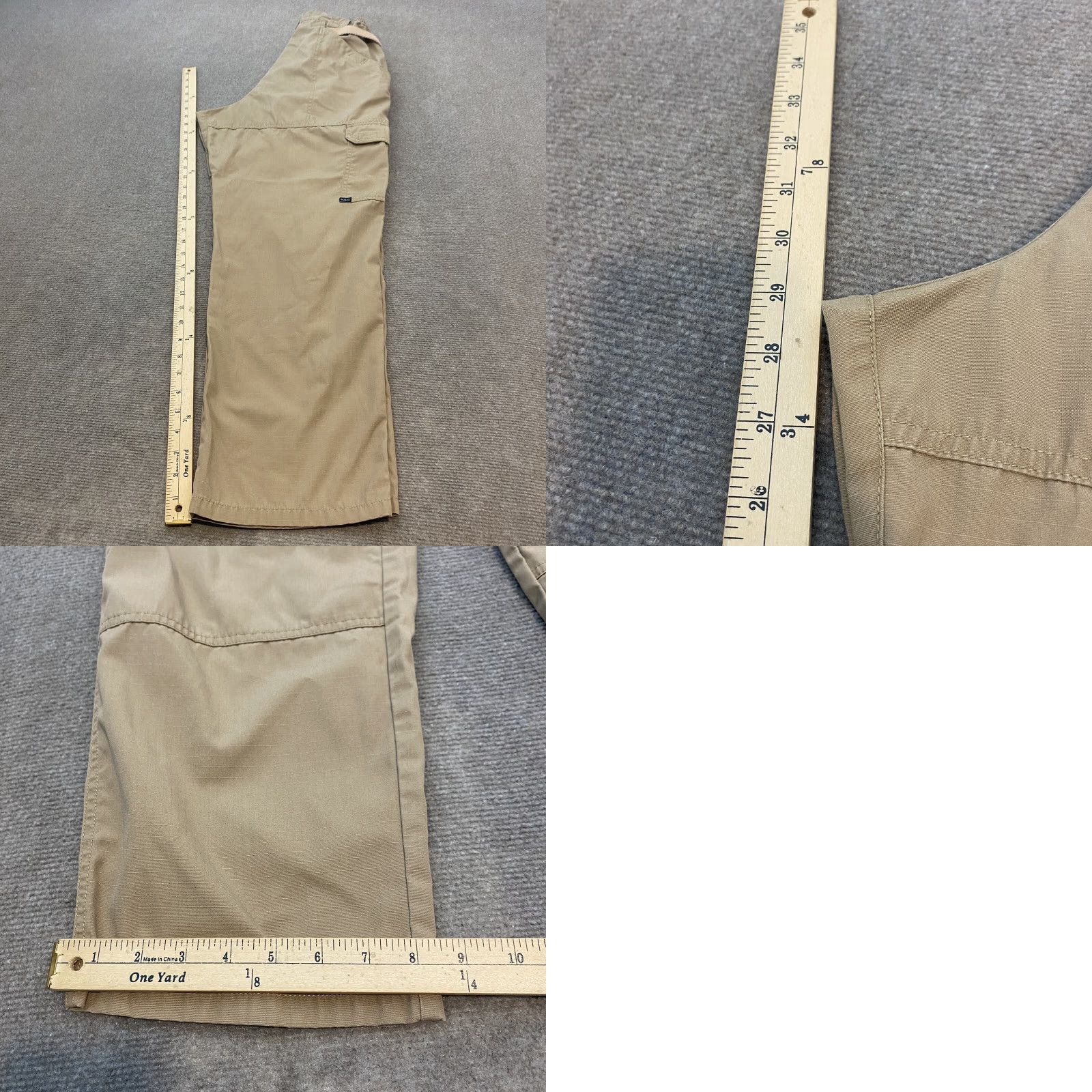 Vintage 5.11 Tactical Cargo Pants Mens Double Knee Army Outdoor Rip Stop 31x29 Size US 31 - 8 Thumbnail