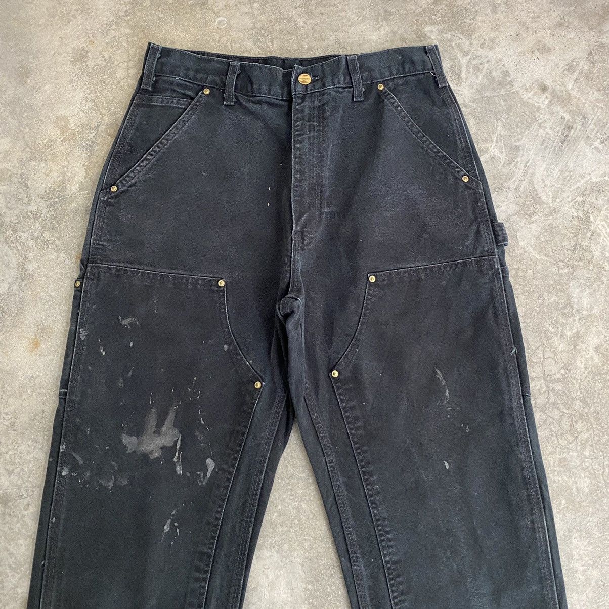 Carhartt Vintage Carhartt Double Knee Splatter Carpenter Work Pants Size US 31 - 4 Thumbnail