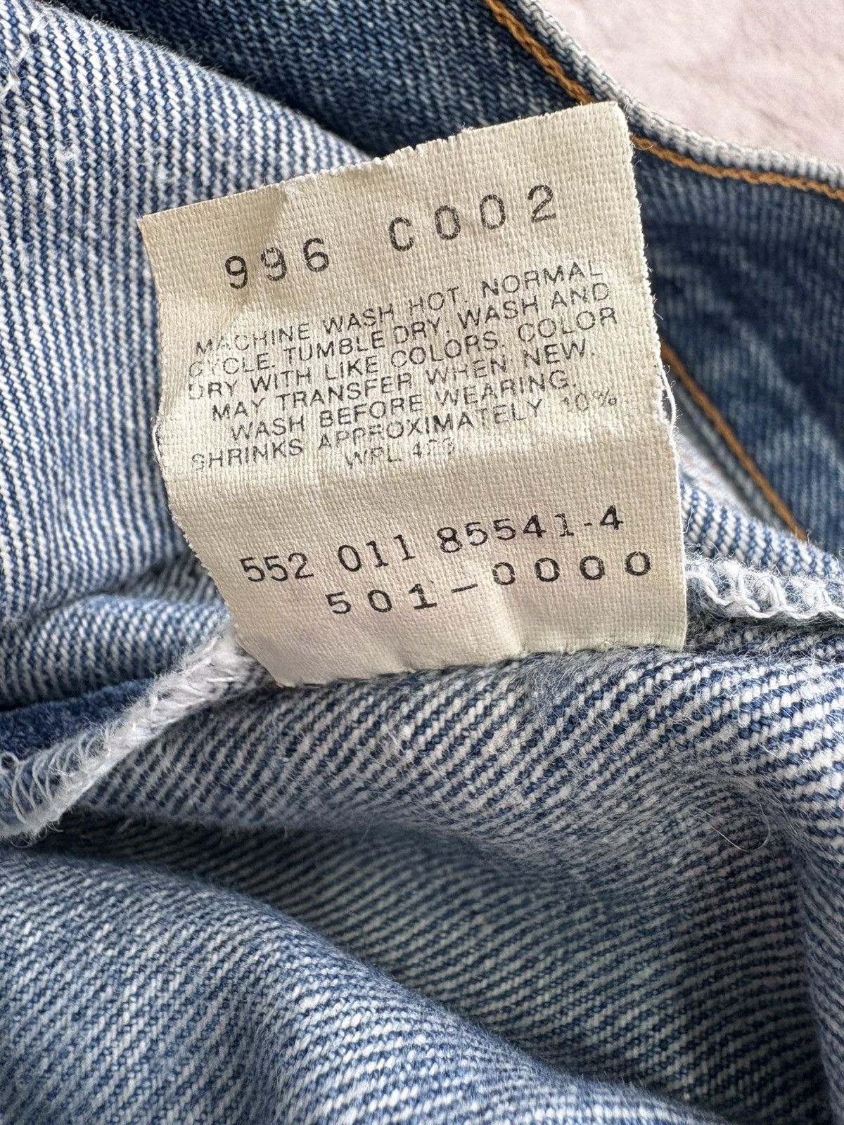 Levi's Vintage 90's Levi's 501 Made in USA Size US 31 - 17 Thumbnail