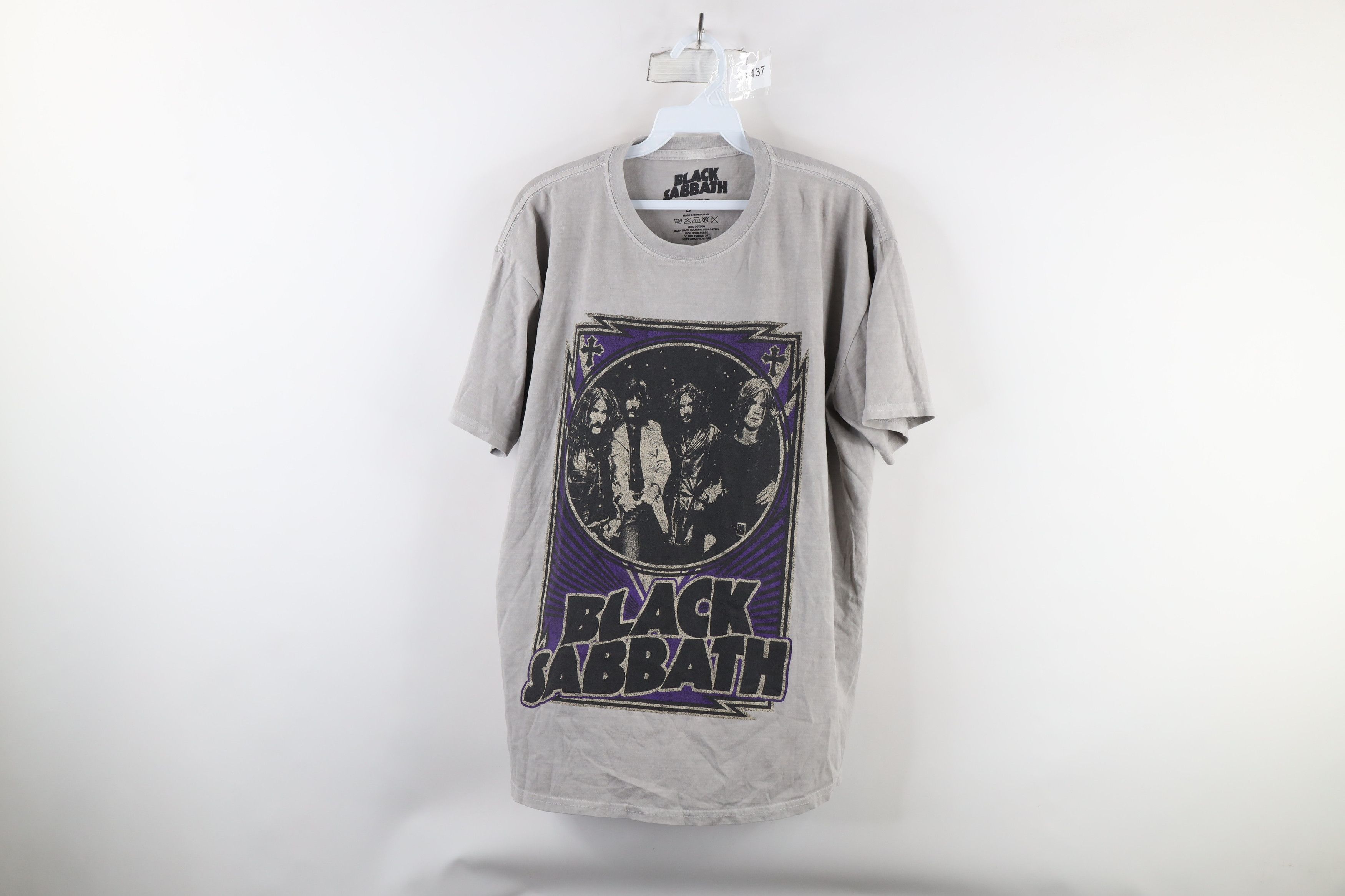 Vintage Retro Black Sabbath Spell Out Short Sleeve Band T-Shirt Gray Size US S / EU 44-46 / 1 - 1 Thumbnail