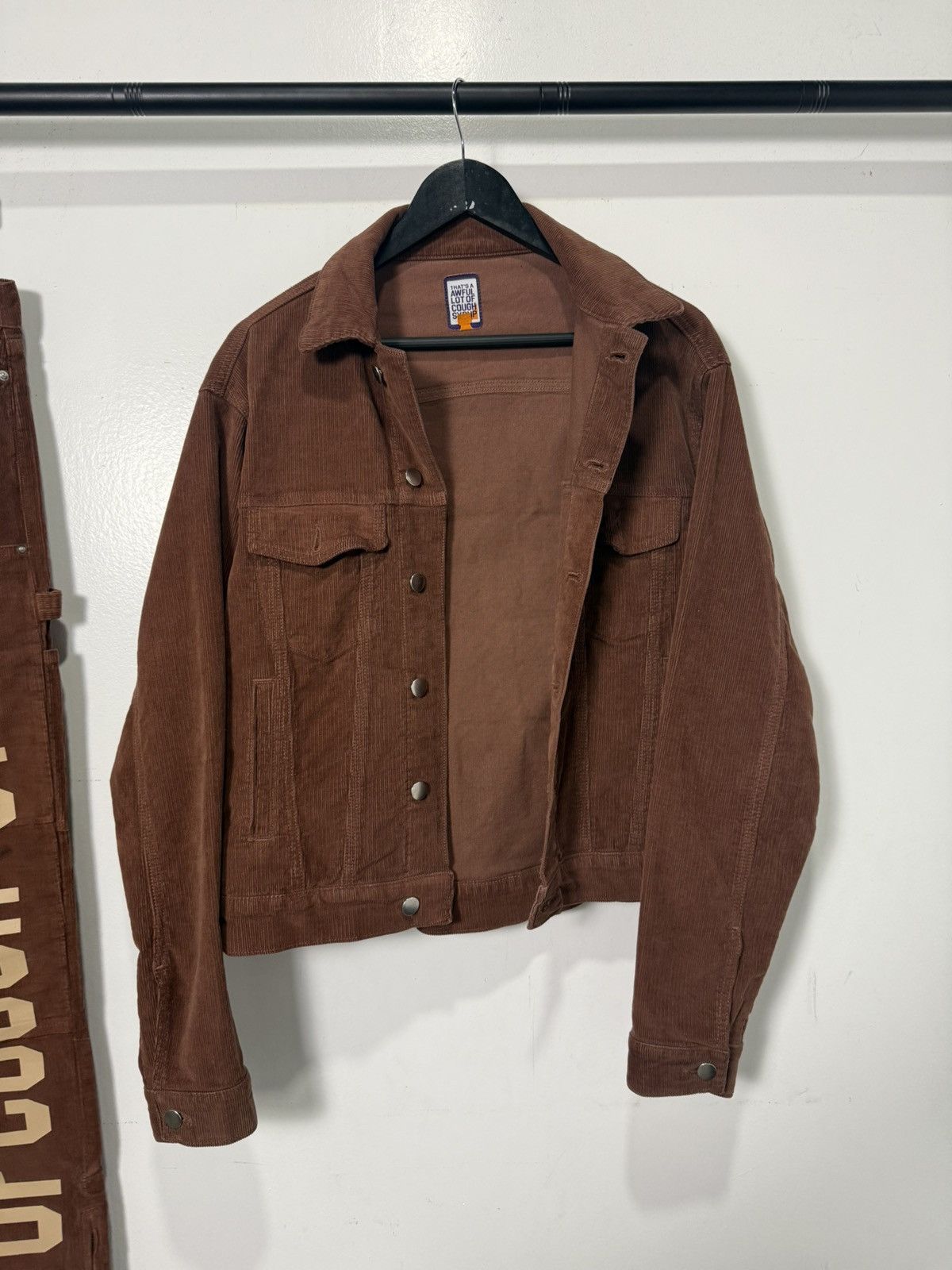 Awful Lot of Cough Syrup brown corduroy suit Size US 34 / EU 50 - 5 Thumbnail
