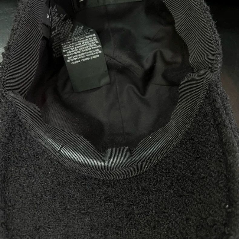 Saint Laurent Paris Saint Laurent Paris Wool tweed baseball cap Size ONE SIZE - 5 Thumbnail