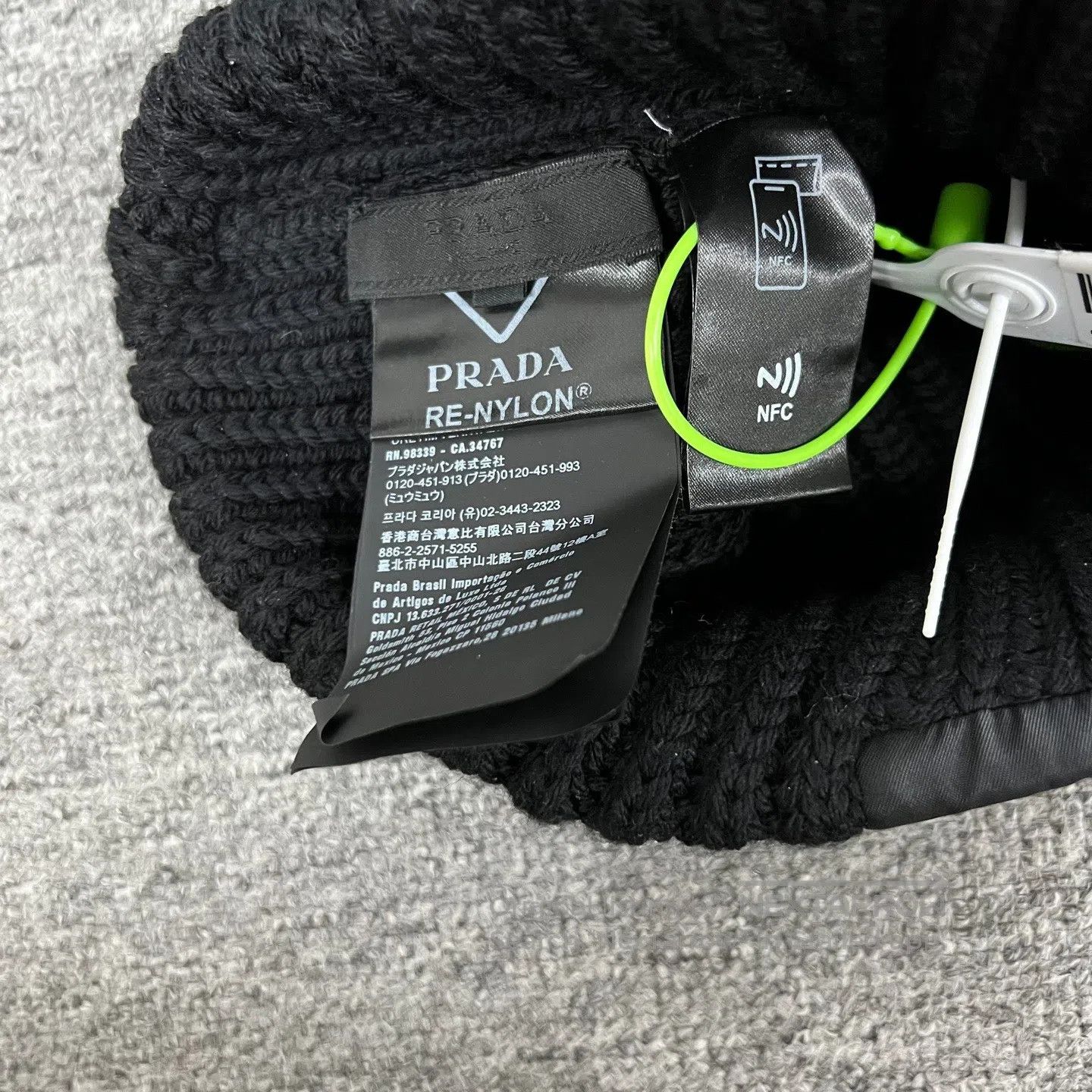 Prada Prada size s Delta mark; woolen cap; cold cap| Size ONE SIZE - 5 Thumbnail