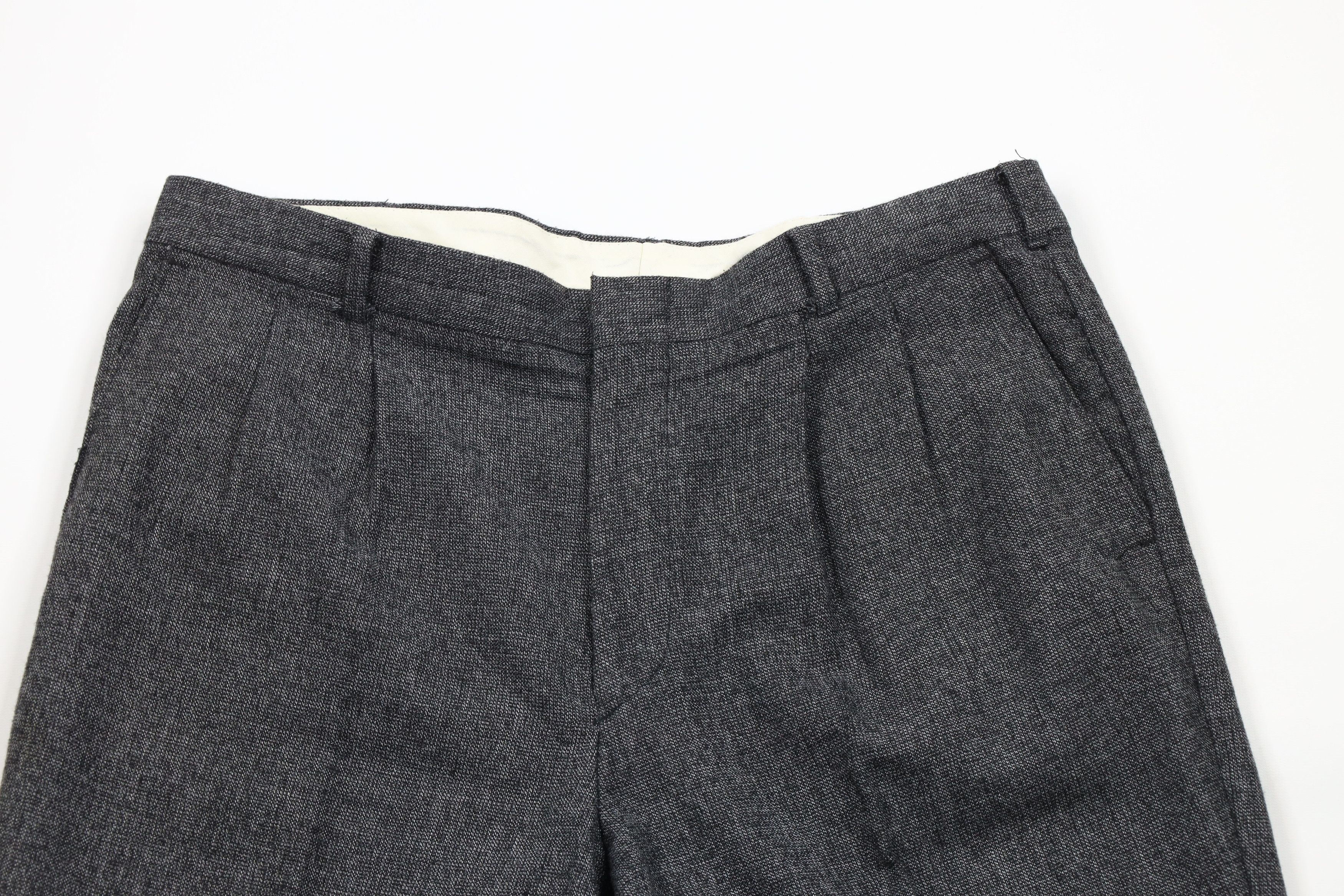 Vintage Vintage 70s Streetwear Wool Tweed Flared Chino Pants USA Size US 37 - 2 Thumbnail