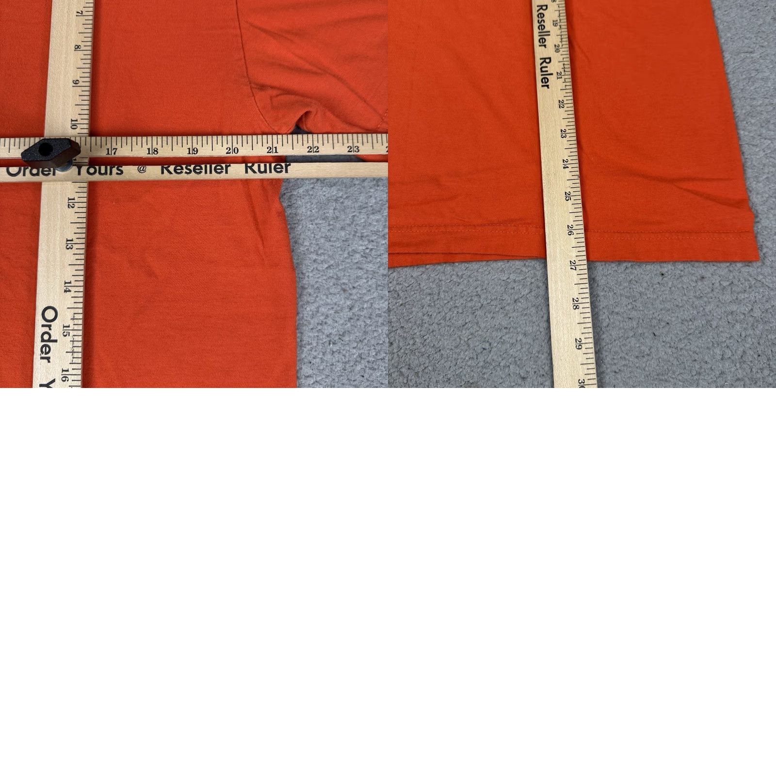 Nike Nike T Shirt Mens Large Orange Logo Striped Athletic Adult Short Sleeve Workout Size US L / EU 52-54 / 3 - 8 Thumbnail