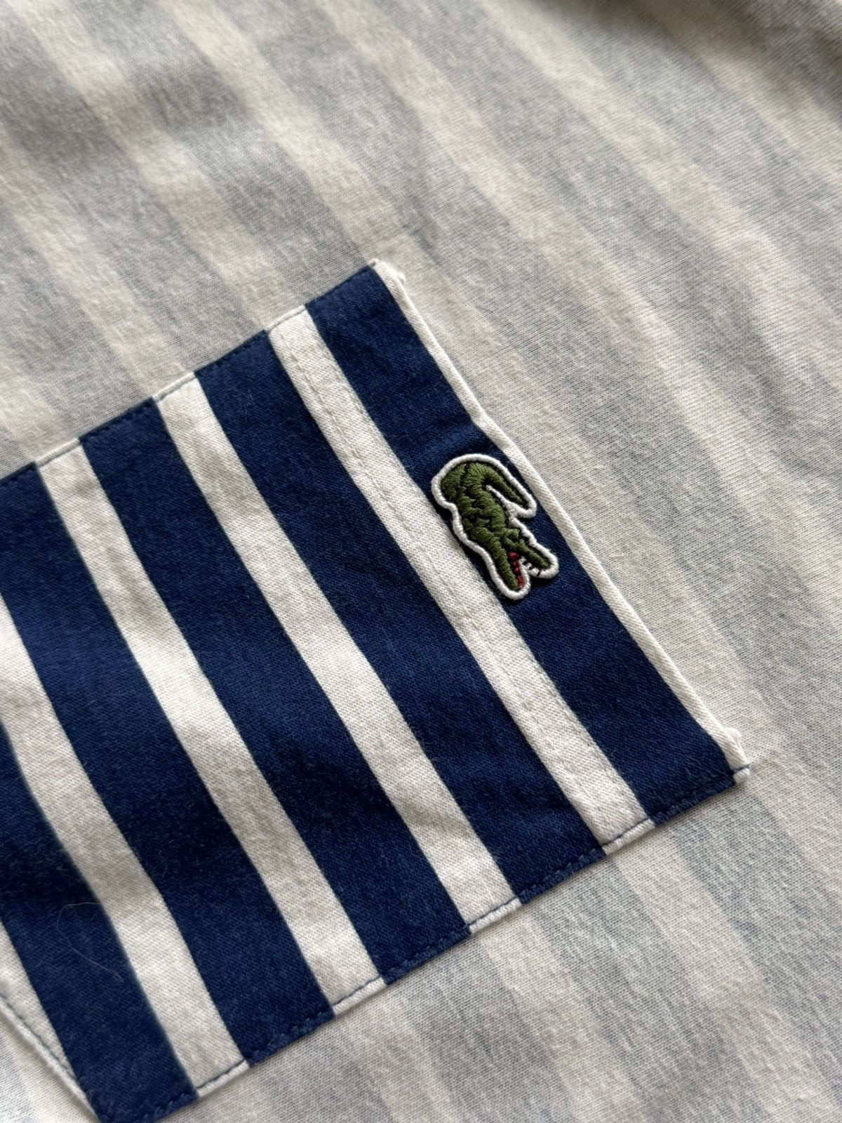 Lacoste Lacoste Live Striped ghost pocket tshirt Size US M / EU 48-50 / 2 - 3 Thumbnail