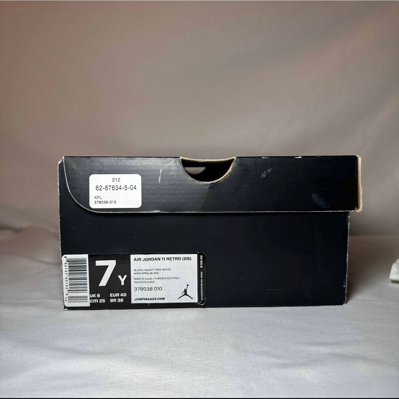 Jordan Brand × Nike Size 7 - Nike Air Jordan 11 Retro GS Bred 2012 Men's Shoes Size US 7 / EU 40 - 9 Thumbnail