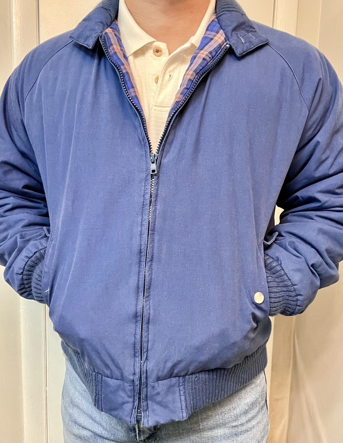 Other Men’s Vintage Blue Golf Jacket Médium Par Four Size US M / EU 48-50 / 2 - 3 Thumbnail