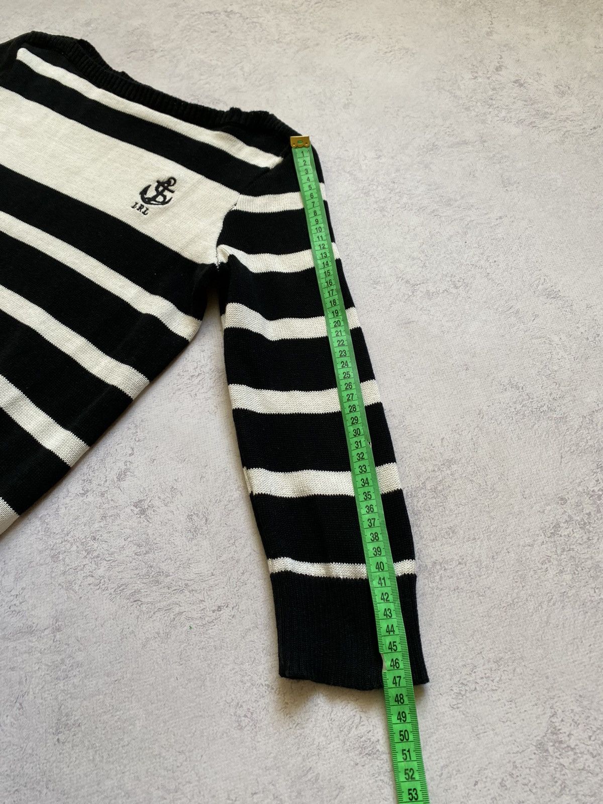 Polo Ralph Lauren Ralph Lauren Black Label Striped Boatneck Sweater Size S Size S / US 4 / IT 40 - 16 Thumbnail