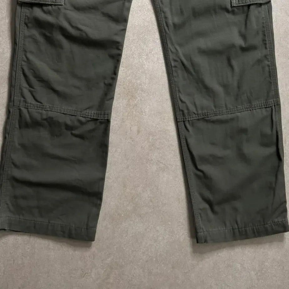 Carhartt Vintage Carhartt Olive Cargo Pants - 38x44 Size US 38 / EU 54 - 6 Thumbnail