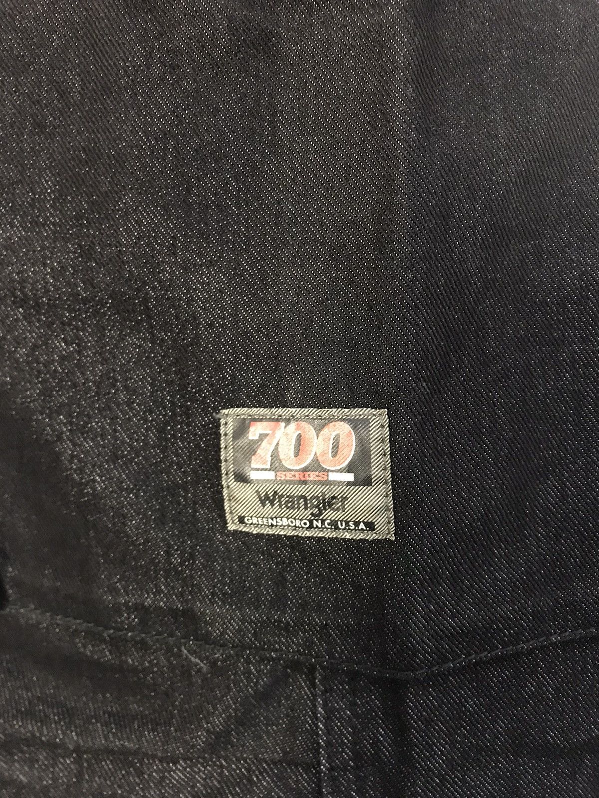 Japanese Brand Wrangler 700 Series Multipockets Denim Baggy Super Black Size US 32 / EU 48 - 5 Thumbnail