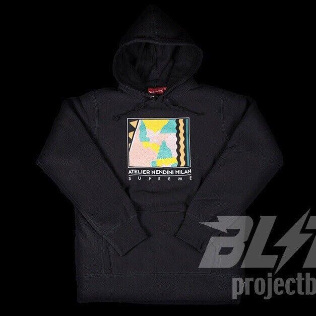 Supreme SS16 SUPREME MENDINI ATELIER MILAN HOODED SWEATSHIRT HOODIE Size US M / EU 48-50 / 2 - 1 Thumbnail