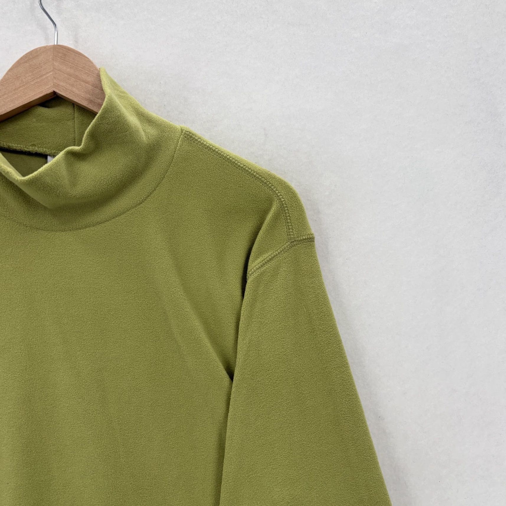 Vintage Columbia Glacial Fleece Mock Pullover Womens 2X Green Lightweight Long Sleeve Plus Size Mock Neck Pullover Womens Clothing Coluia Size XXL / US 16-18 / IT 52-54 - 2 Thumbnail