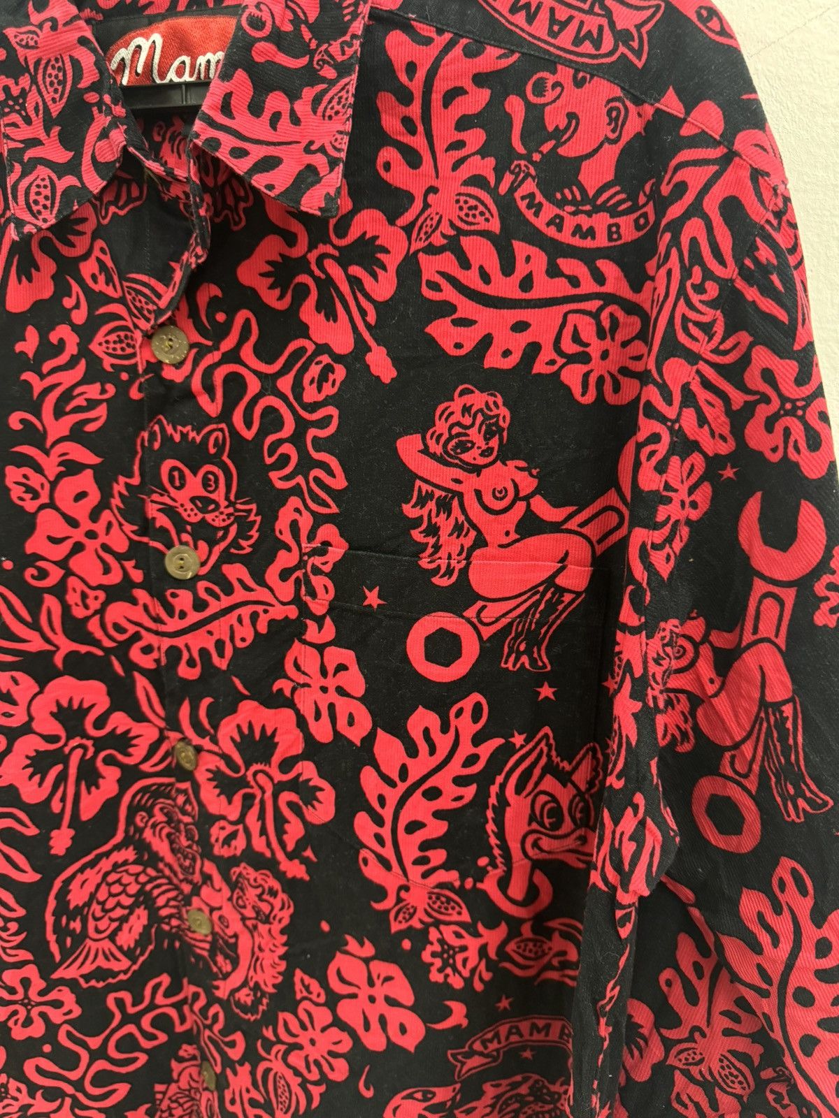 Mambo Vtg 90s Mambo Loud Fullprint Shirt Size US M / EU 48-50 / 2 - 4 Thumbnail