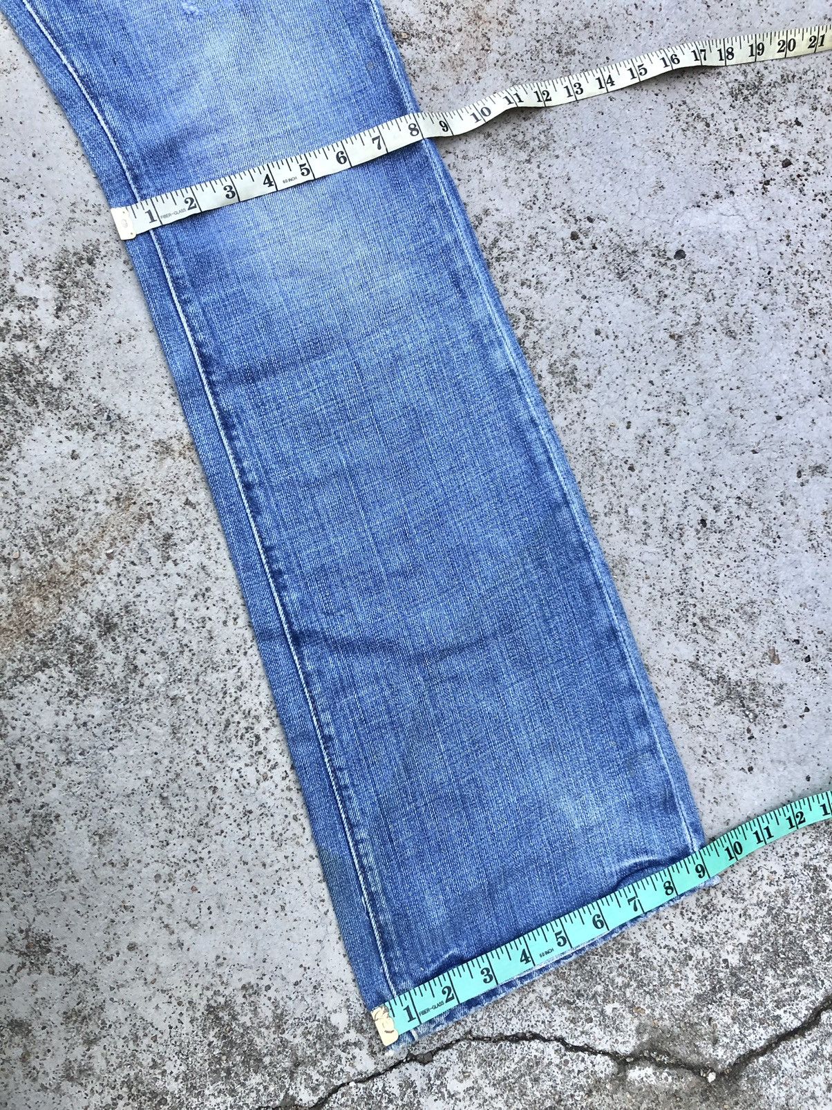 Abercrombie & Fitch FLARED A&F WASHED BLUE DENIM Size US 34 / EU 50 - 11 Thumbnail