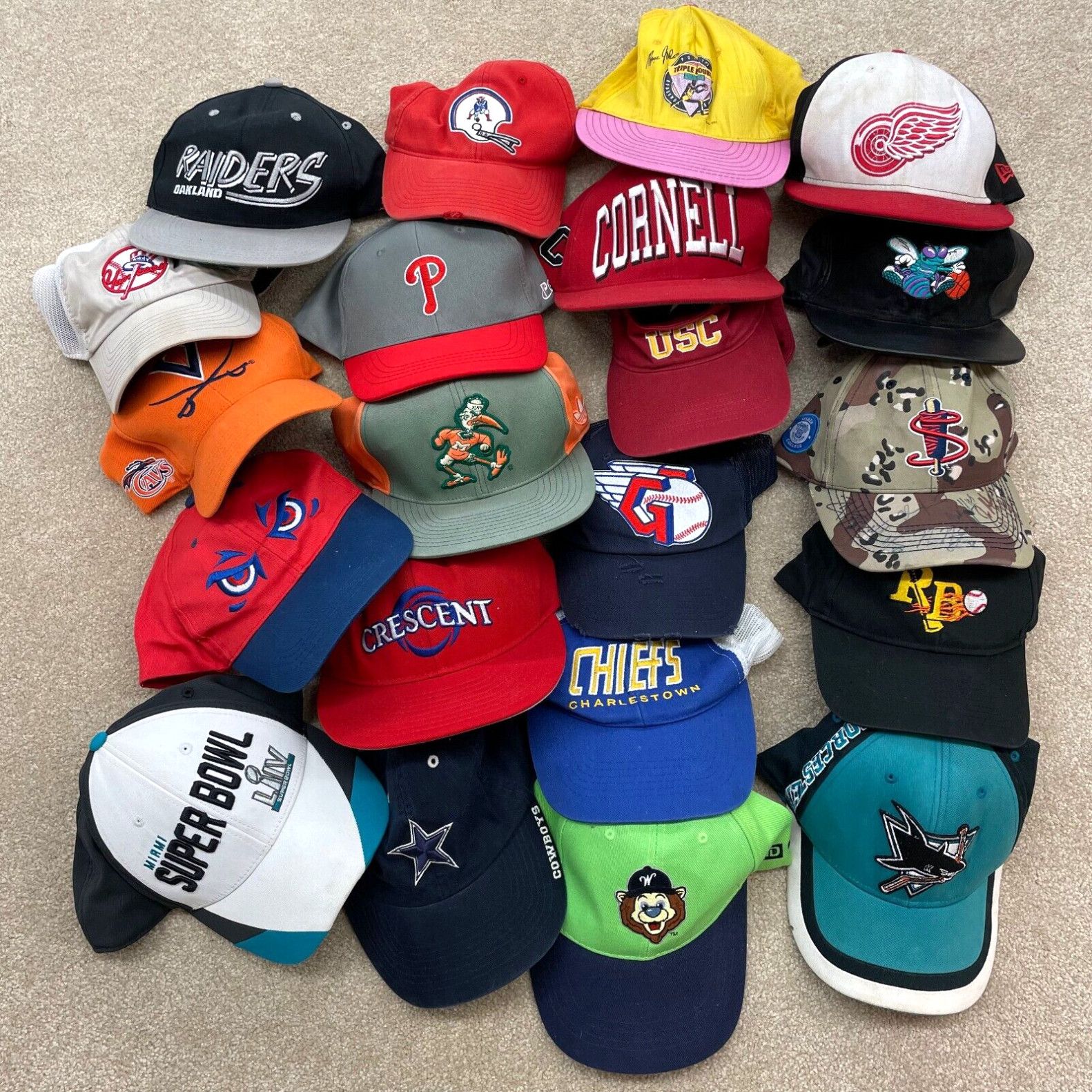 Sports Specialties Hat Lot Baseball Cap 80s 90s Restore Group 21