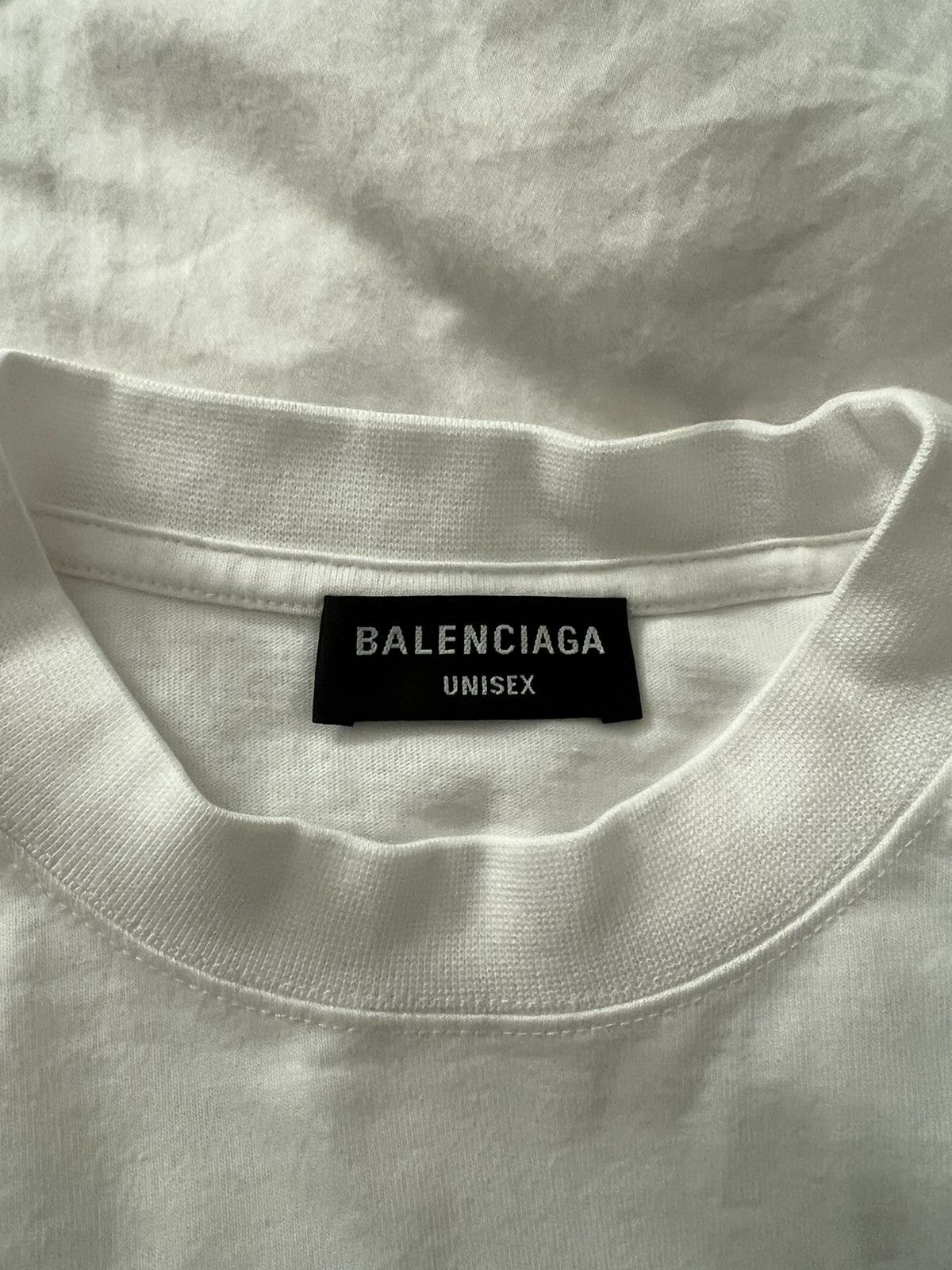 Balenciaga BALENCIAGA WFP T-SHIRT MEDIUM FIT IN WHITE Size US M / EU 48-50 / 2 - 6 Thumbnail